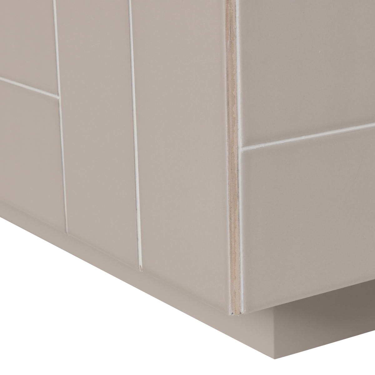 ODINA COUCHTISCH QUADRAT FLIESEN GRAU [fsc]