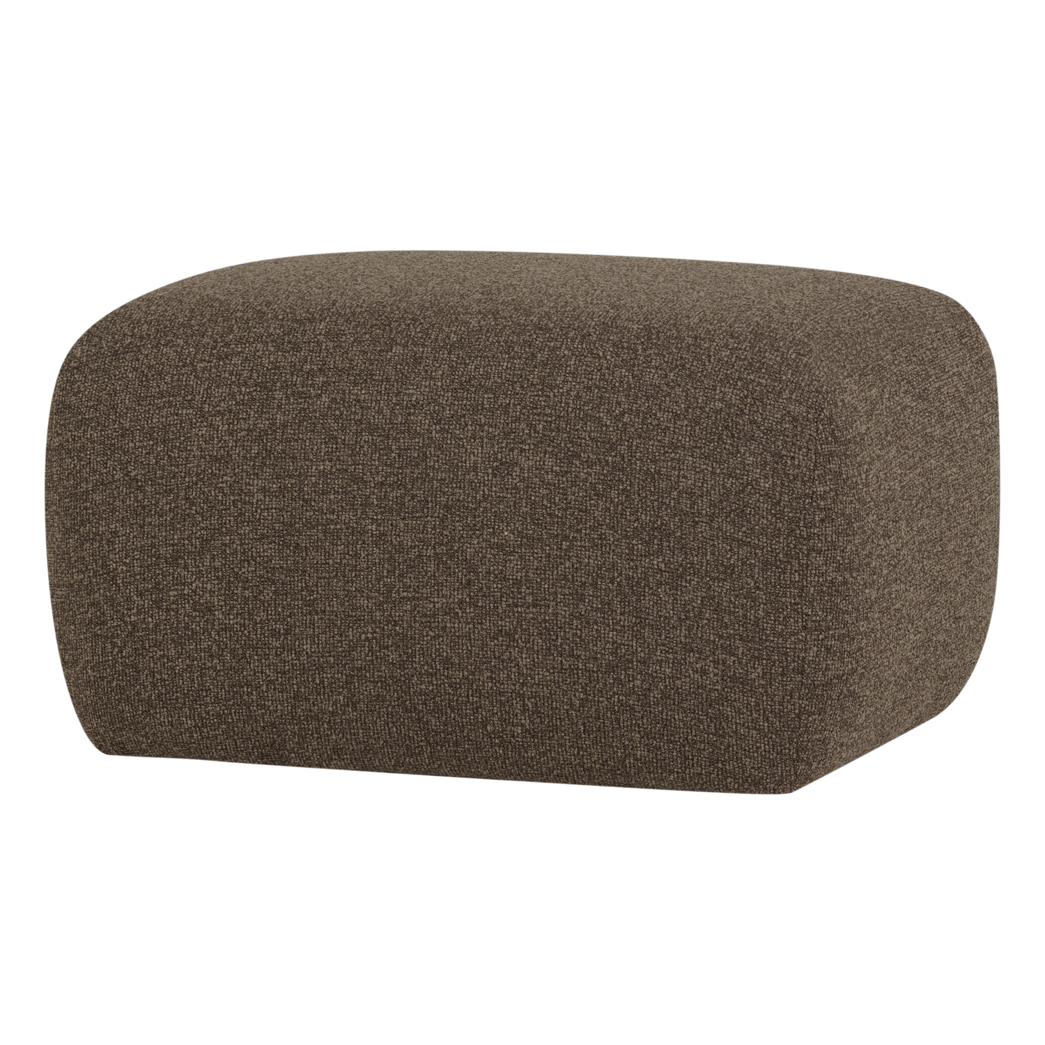 MOJO BASE HOCKER BOUCLE BRAUN MELANGE [fsc]
