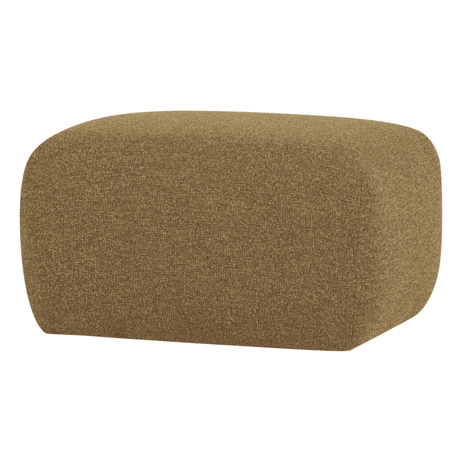 MOJO BASE HOCKER BOUCLE GELBBRAUN MELANGE [fsc]