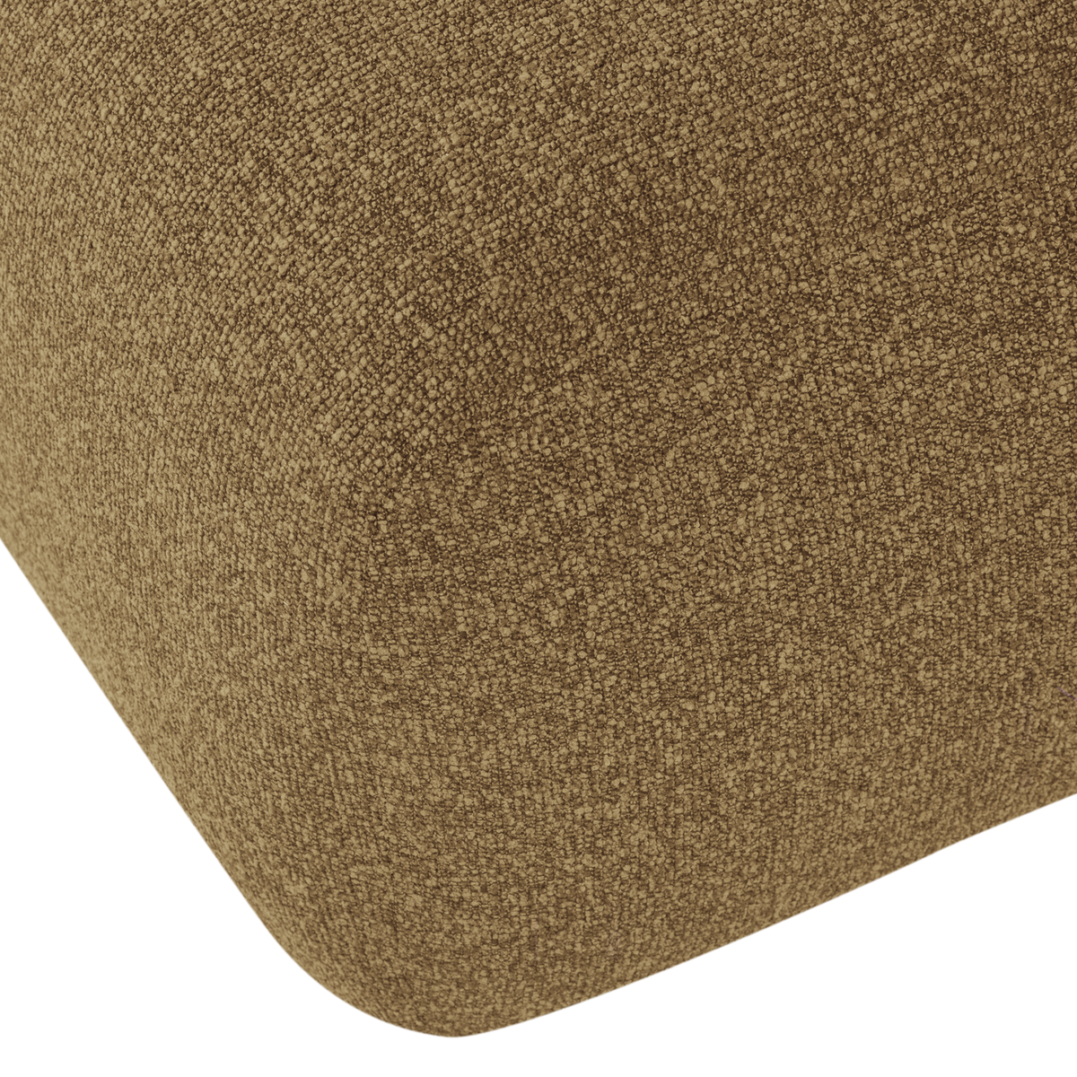 MOJO BASE HOCKER BOUCLE GELBBRAUN MELANGE [fsc]