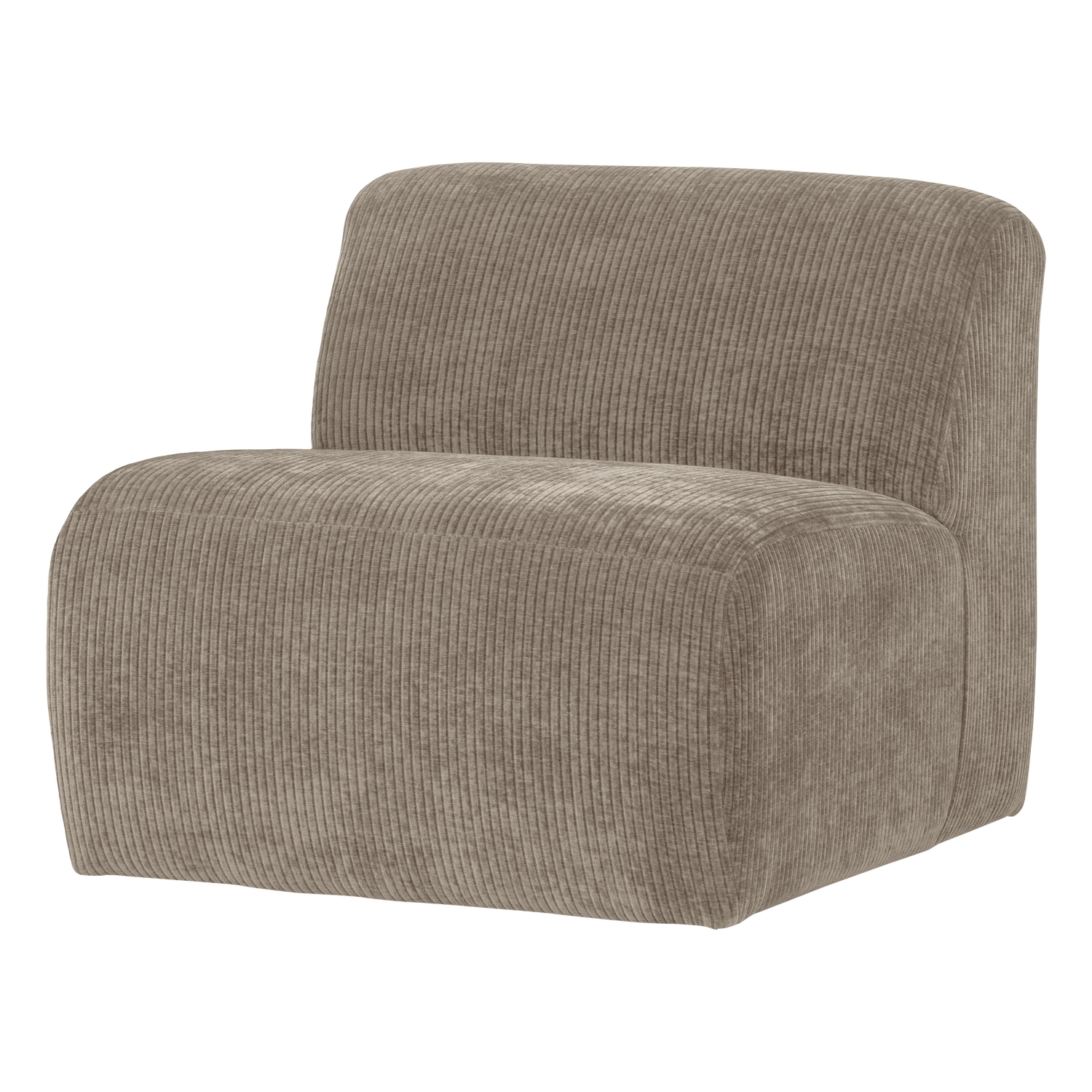 MOJO BASE 1-SITZER ELEMENT GERIPPTER STOFF DUNKELSAND [fsc]