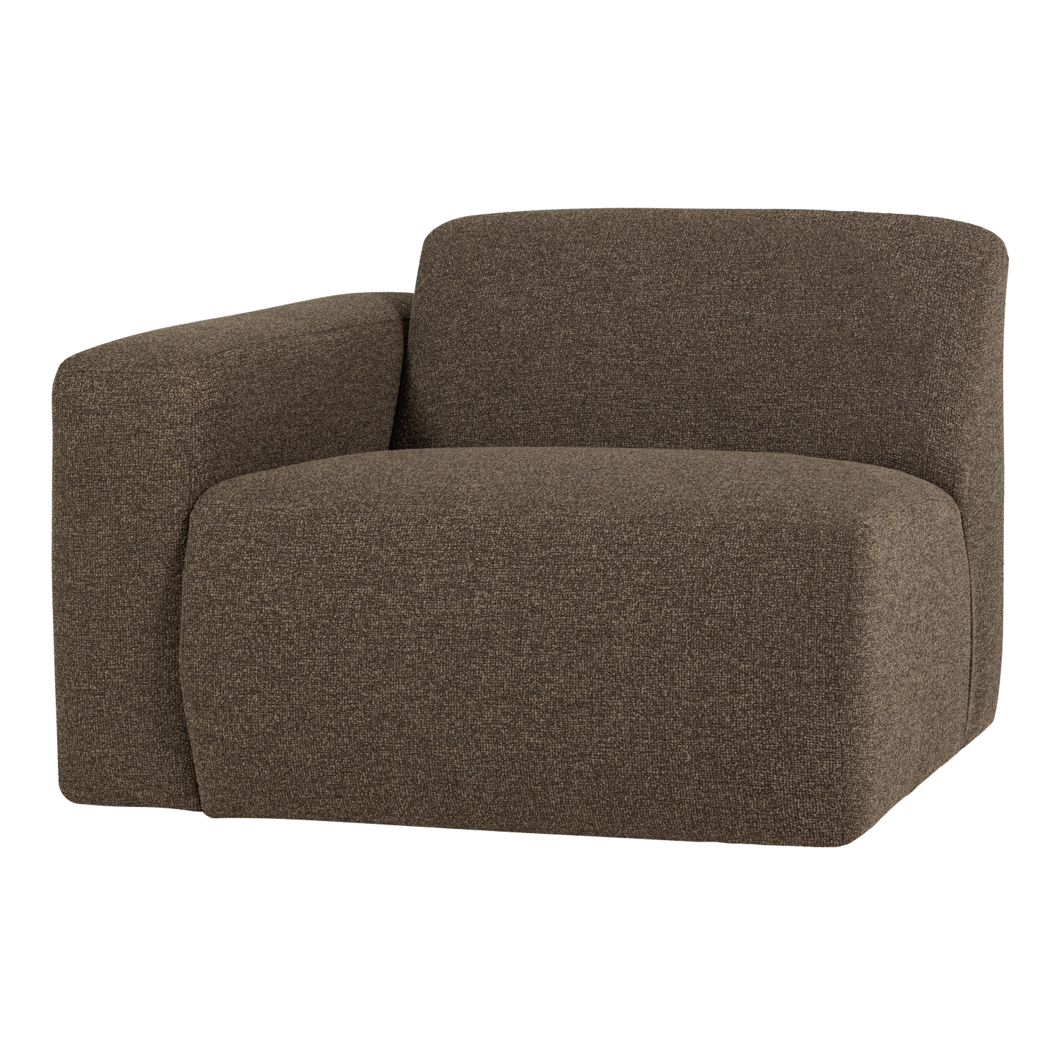 MOJO BASE 1-SITZER ELEMENT ARM LINKS BOUCLE BRAUN [fsc]