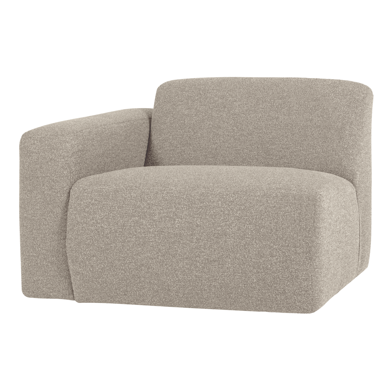 MOJO BASE 1-SITZER ELEMENT ARM LINKS BOUCLE BEIGE [fsc]
