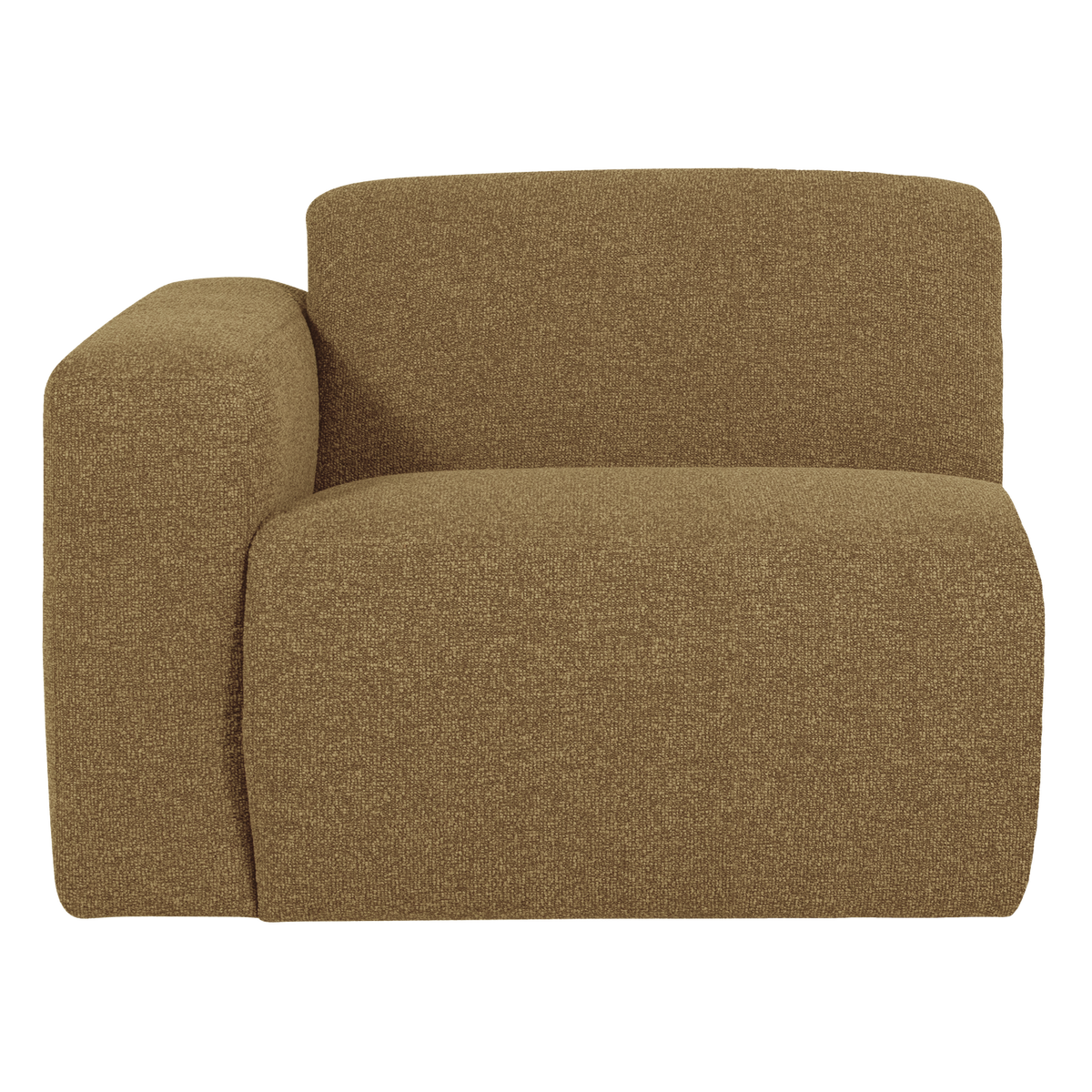 MOJO BASE 1-SITZER ELEMENT ARM LINKS BOUCLE GELBBRAUN [fsc]