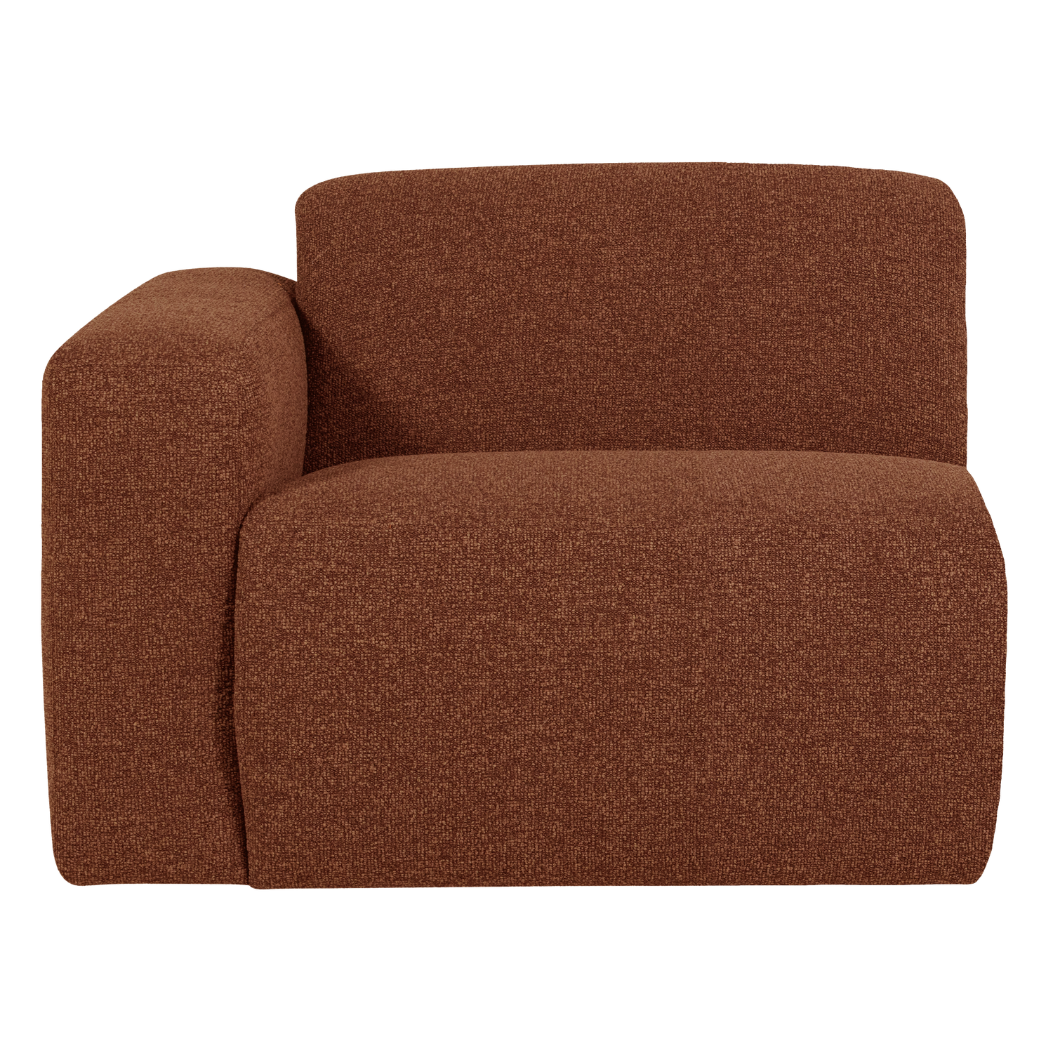 MOJO BASE 1-SITZER ELEMENT ARM LINKS BOUCLE ROSTBRAUN [fsc]