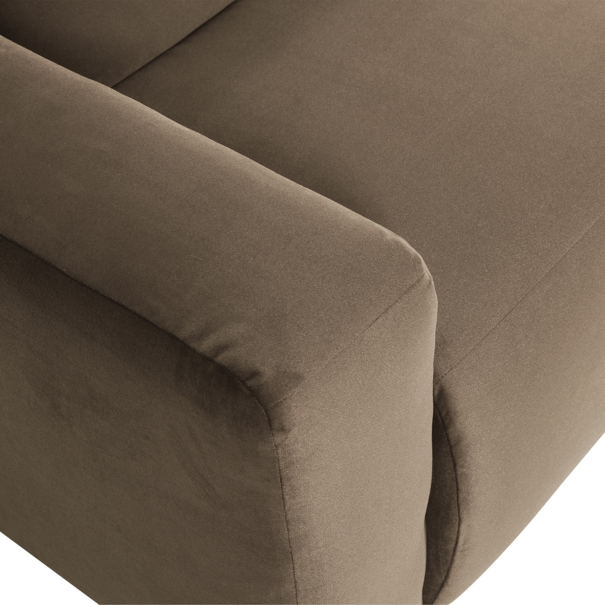 MOJO BASE 1-SITZER ELEMENT ARM LINKS SAMT TAUPE [fsc]