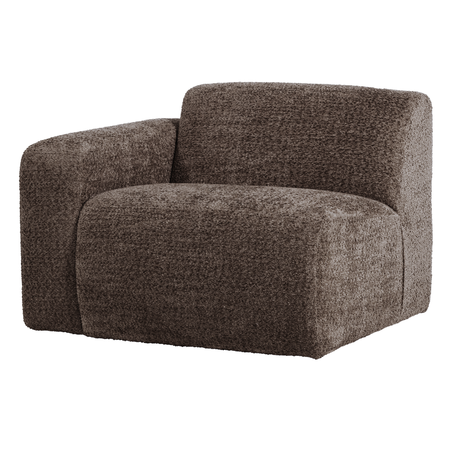 MOJO BASE 1-SITZER ELEMENT ARM LINKS WOLLE BRAUN [fsc]