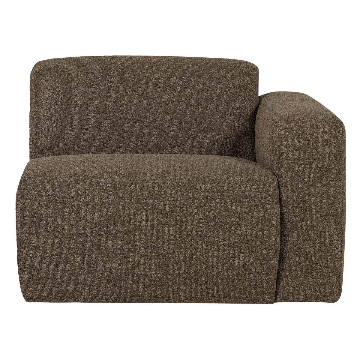 MOJO BASE 1-SITZER ELEMENT ARM RECHTS BOUCLE BRAUN [fsc]