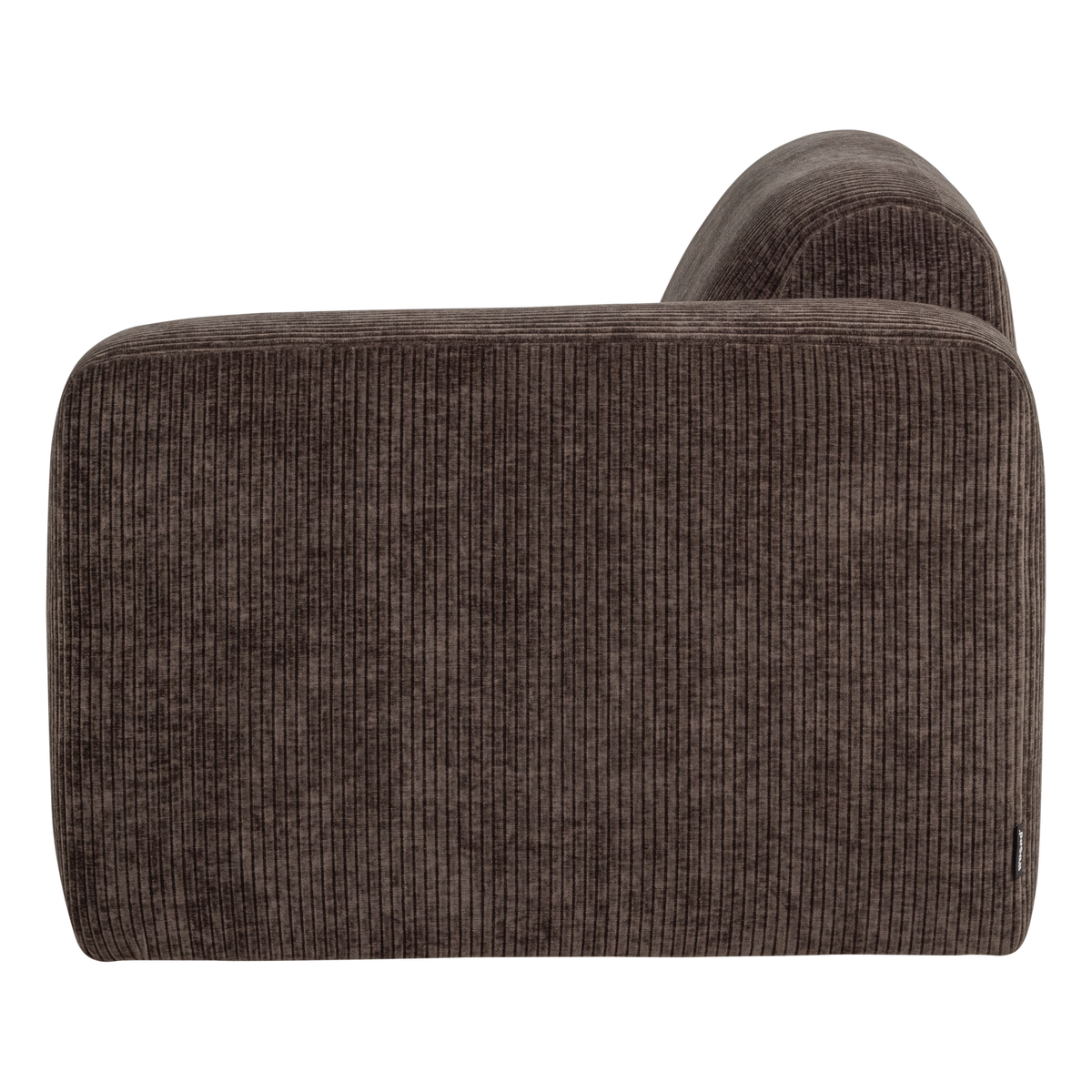 MOJO BASE 1-SITZER ELEMENT ARM RECHTS GERIPPTER BRAUN [fsc]