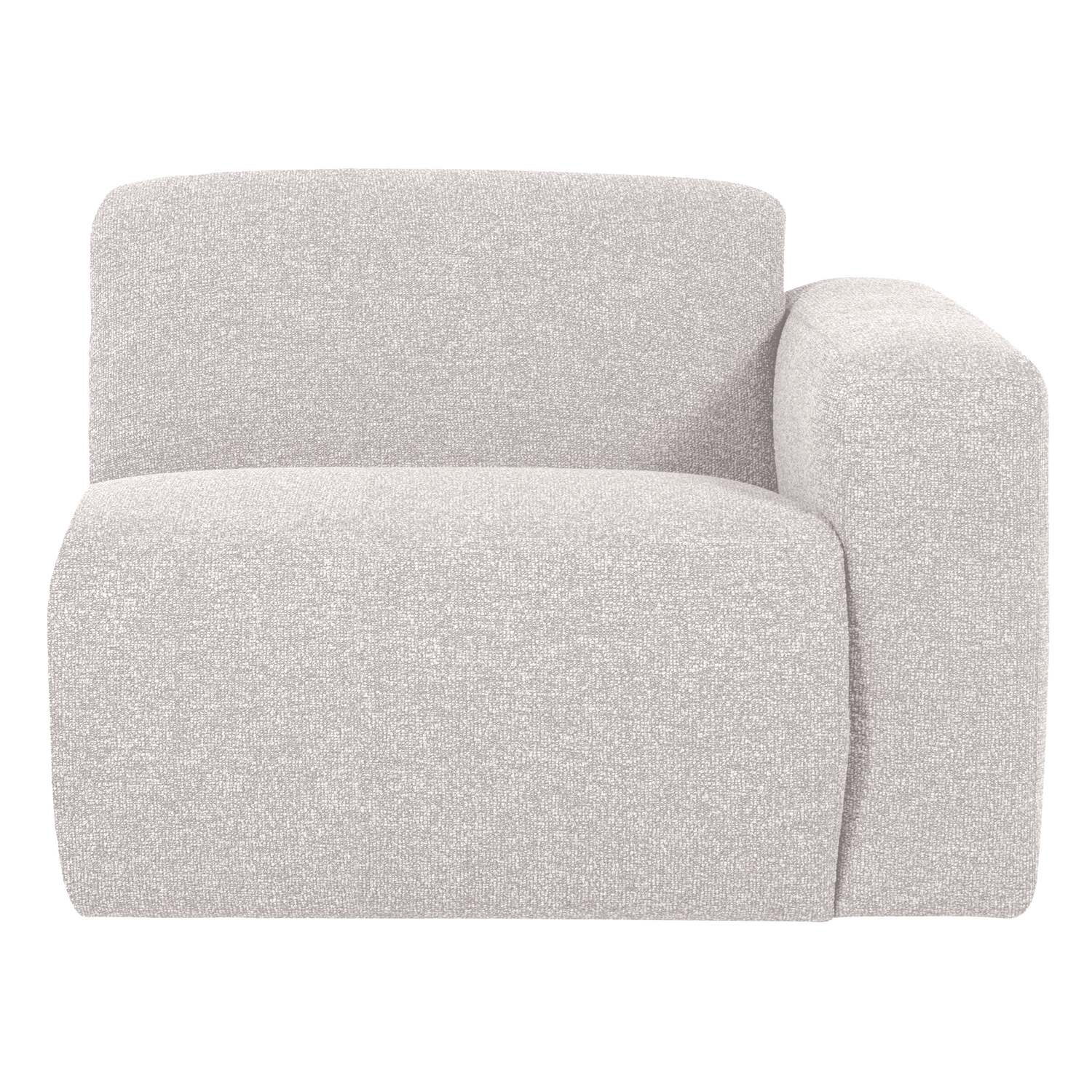 MOJO BASE 1-SITZER ELEMENT ARM RECHTS BOUCLE ECRU [fsc]