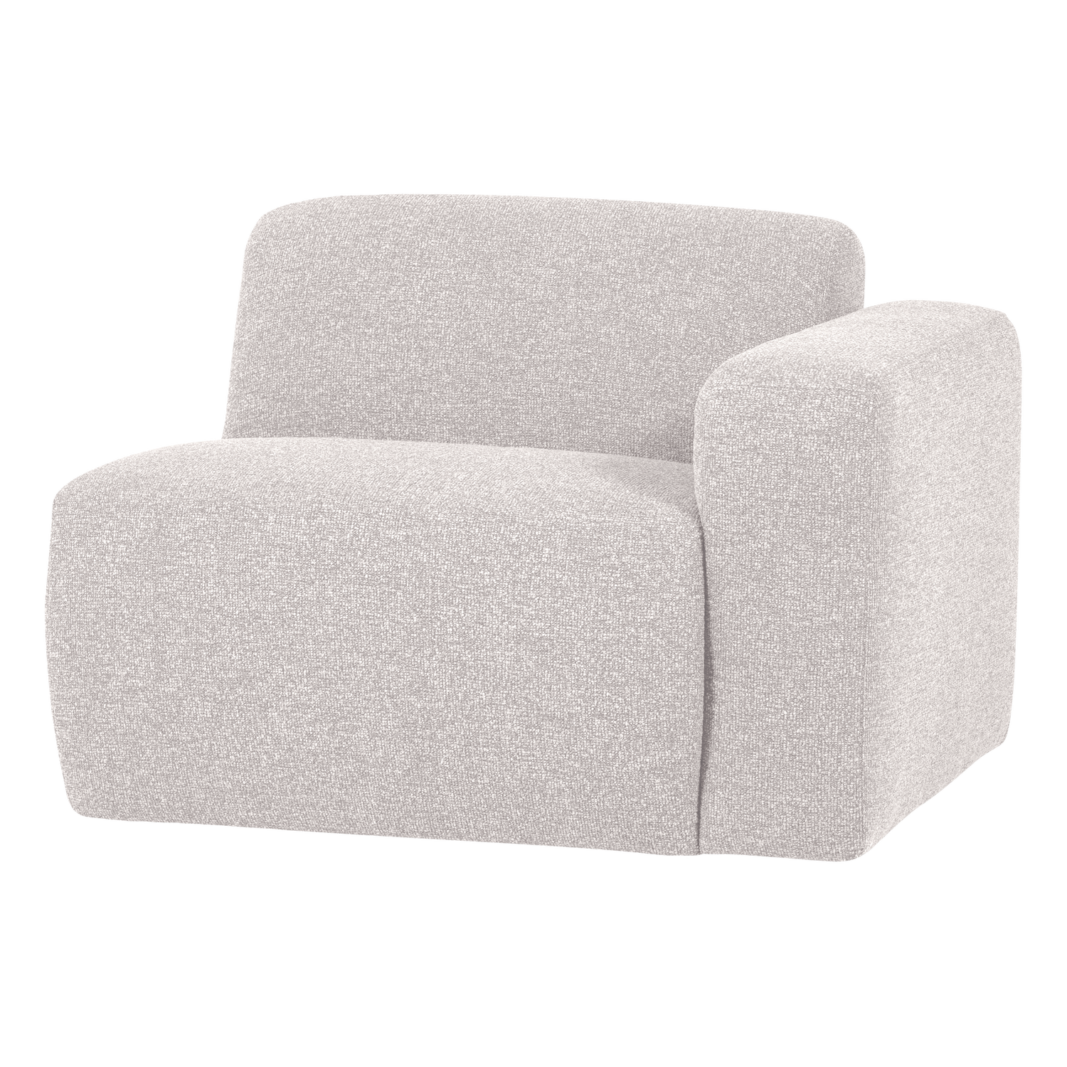 MOJO BASE 1-SITZER ELEMENT ARM RECHTS BOUCLE ECRU [fsc]
