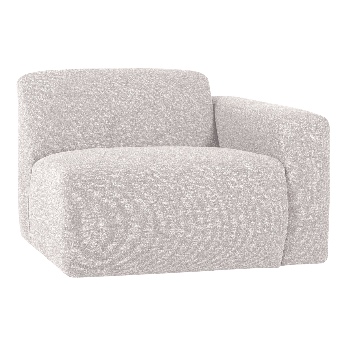 MOJO BASE 1-SITZER ELEMENT ARM RECHTS BOUCLE ECRU [fsc]