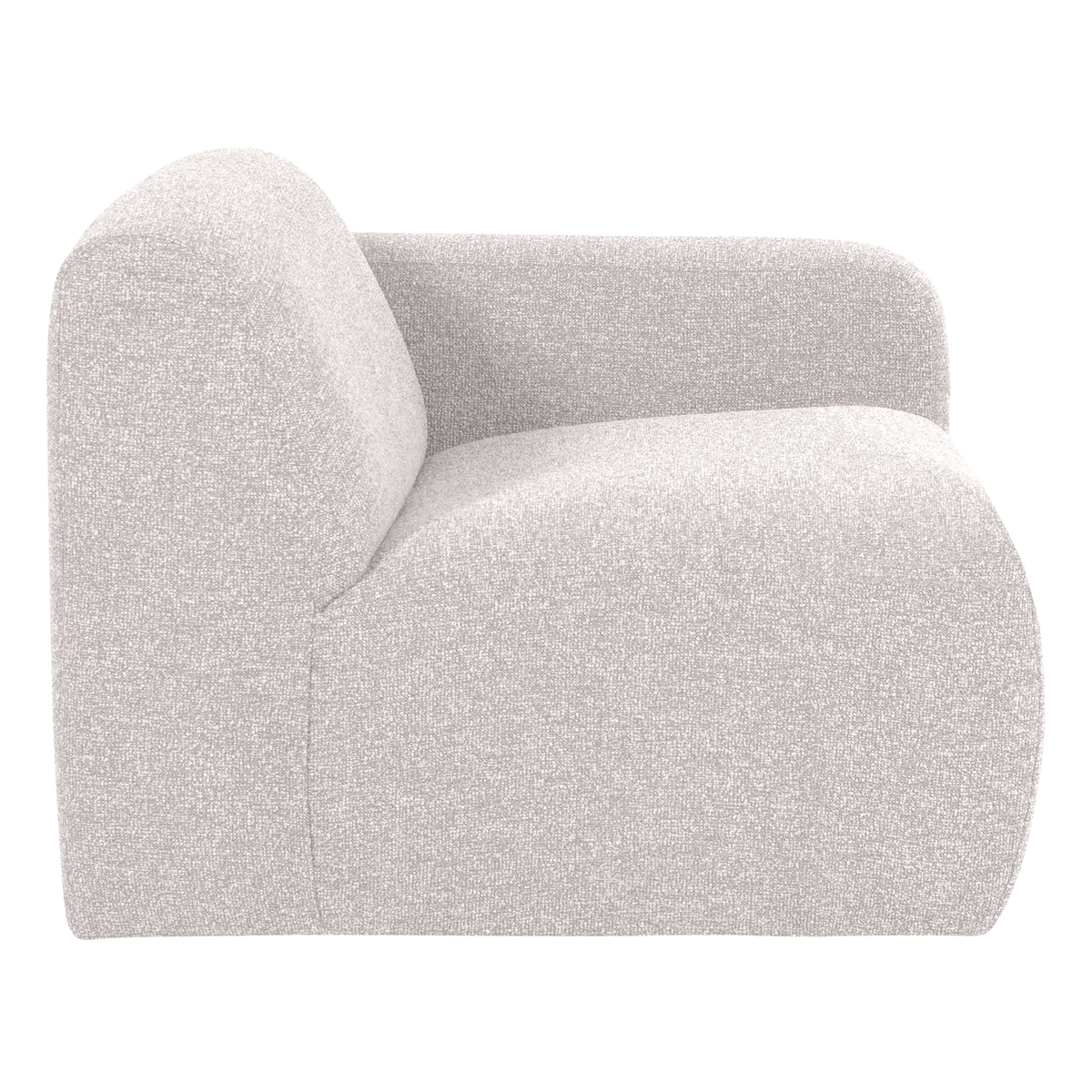MOJO BASE 1-SITZER ELEMENT ARM RECHTS BOUCLE ECRU [fsc]