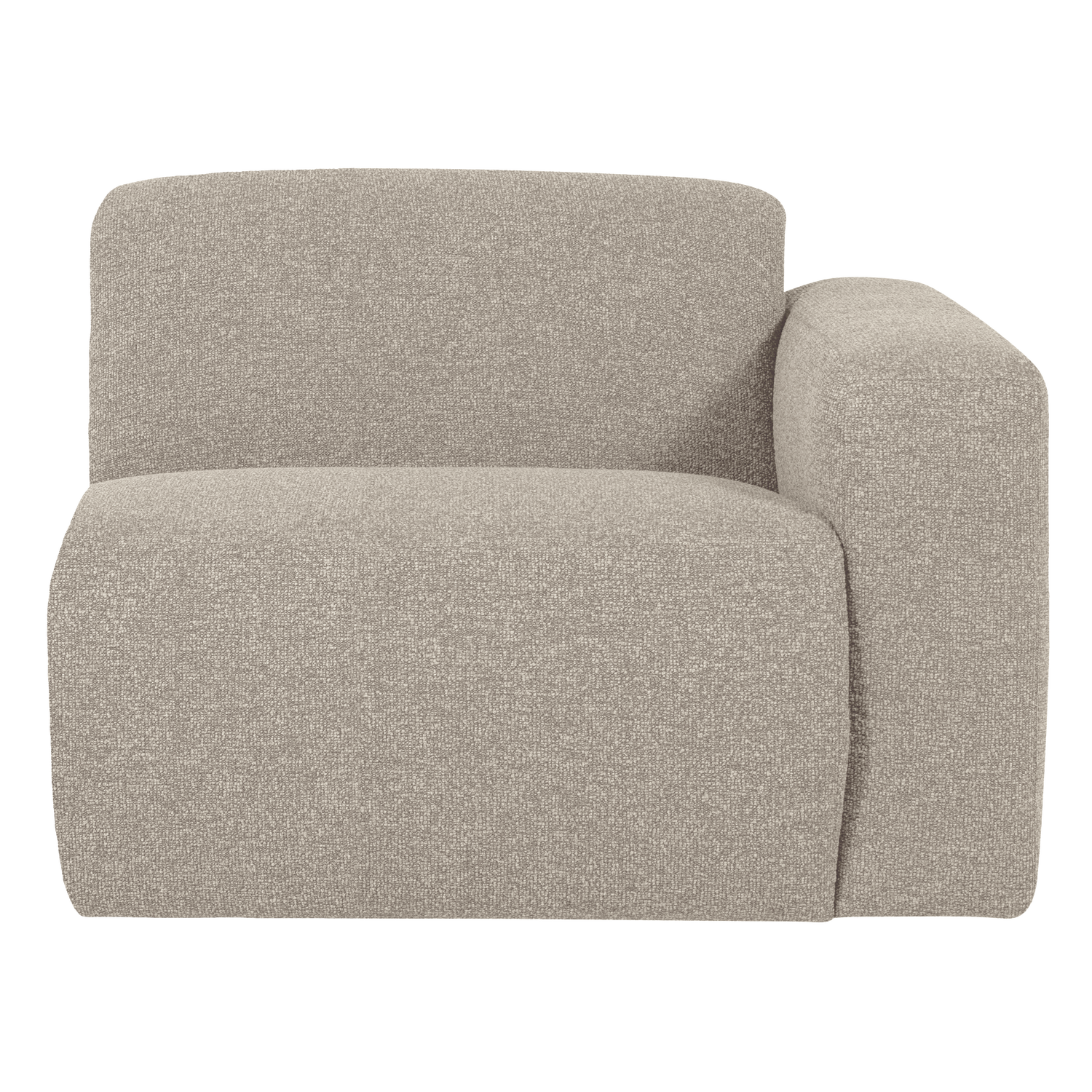 MOJO BASE 1-SITZER ELEMENT ARM RECHTS BOUCLE BEIGE [fsc]