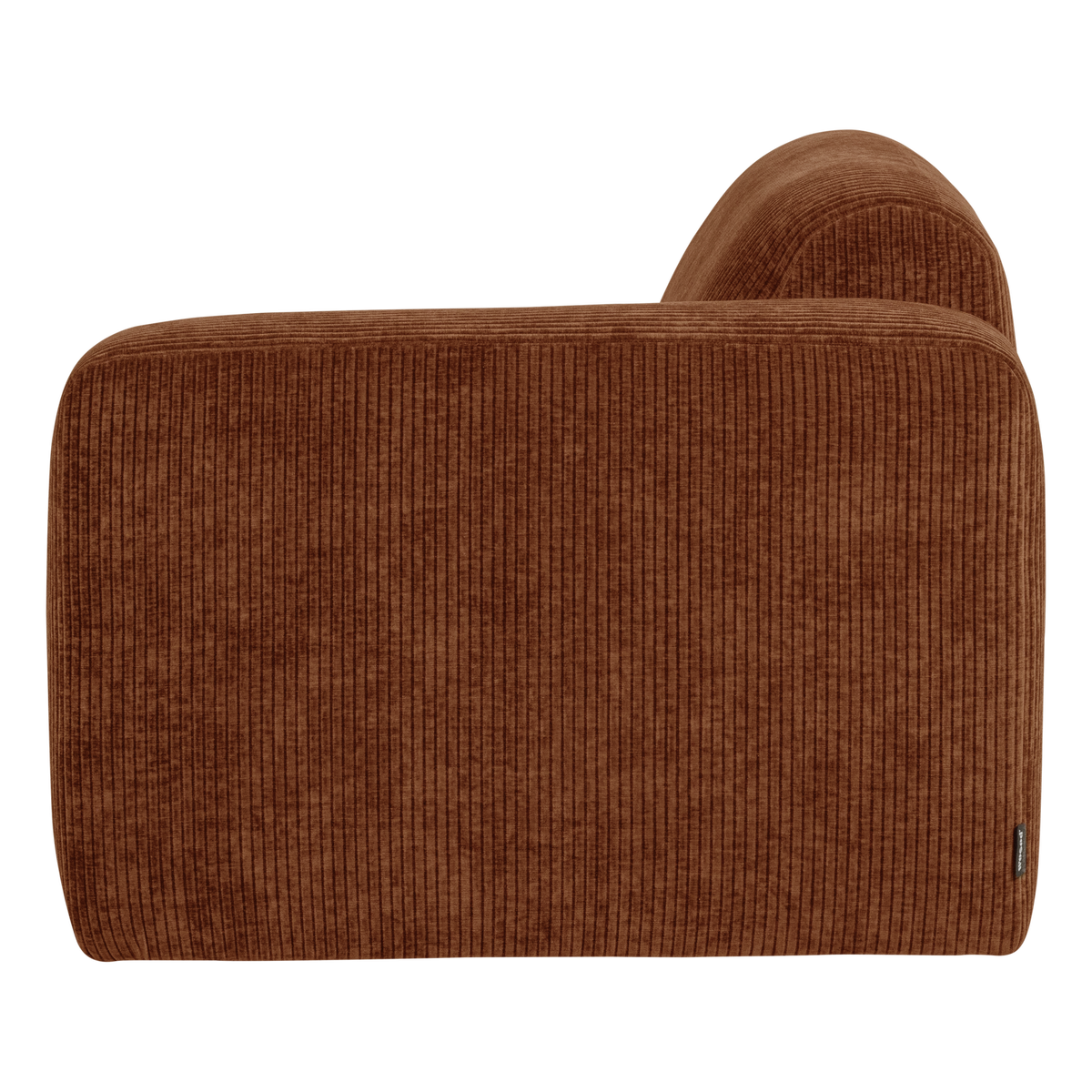 MOJO BASE 1-SITZER ELEMENT ARM RECHTS RIB ROSTBRAUN [fsc]