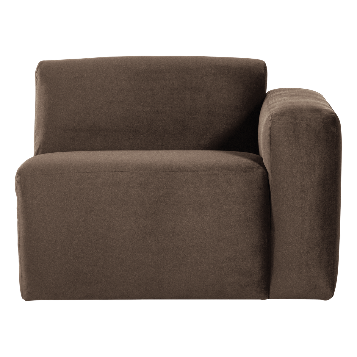 MOJO BASE 1-SITZER ELEMENT ARM RECHTS SAMT BRAUN [fsc]