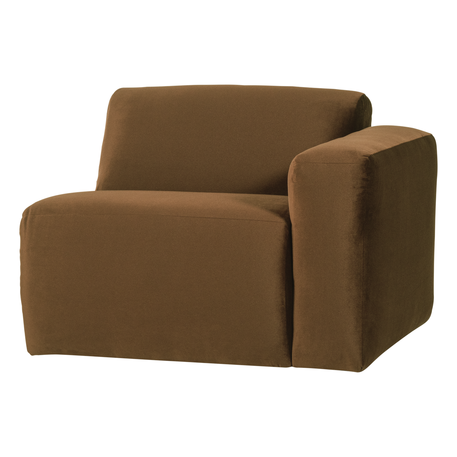 MOJO BASE 1-SITZER ELEMENT ARM RECHTS SAMT HONIGGELB [fsc]
