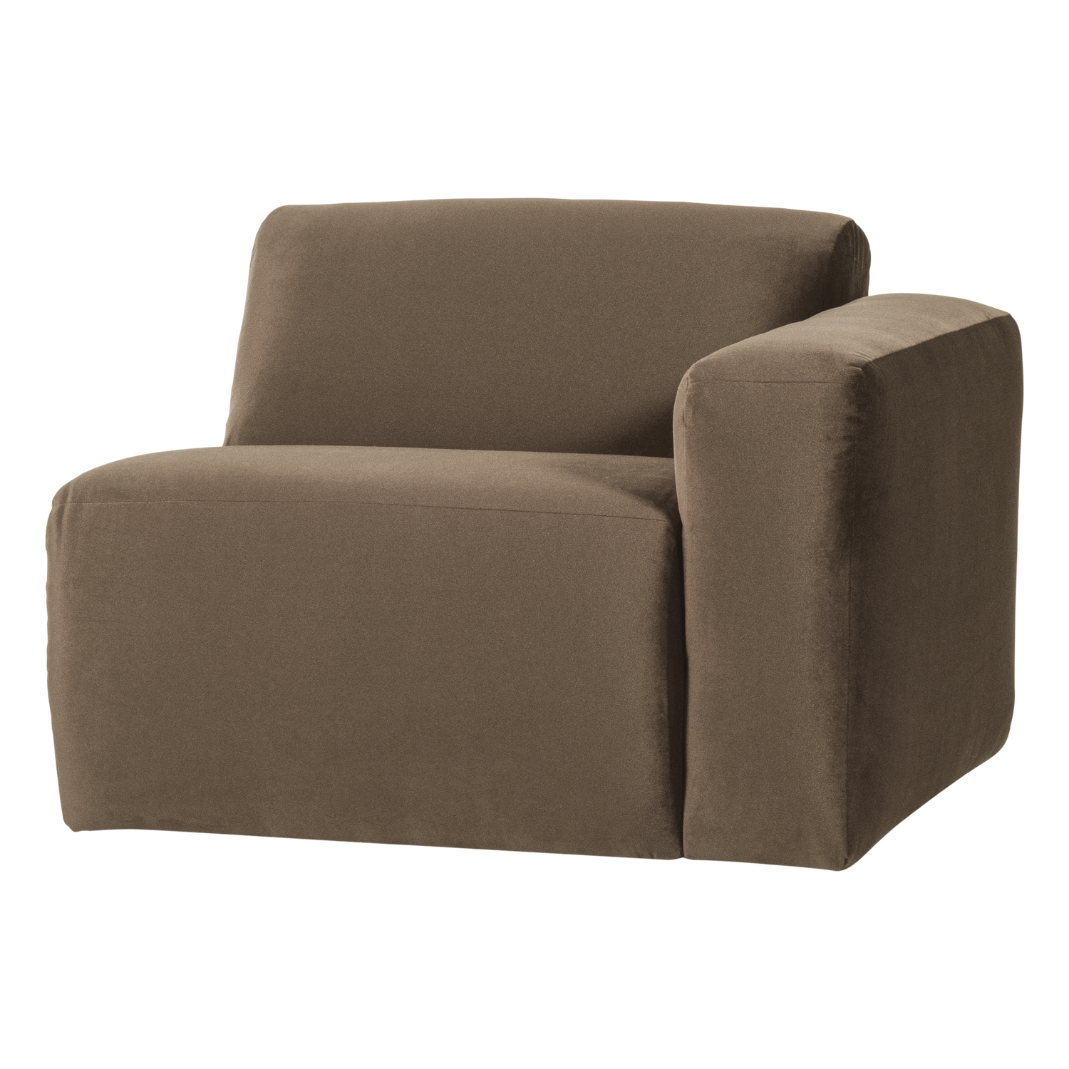 MOJO BASE 1-SITZER ELEMENT ARM RECHTS SAMT TAUPE [fsc]