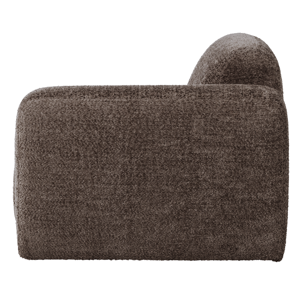 MOJO BASE 1-SITZER ELEMENT ARM RECHTS WOLLE BRAUN [fsc]