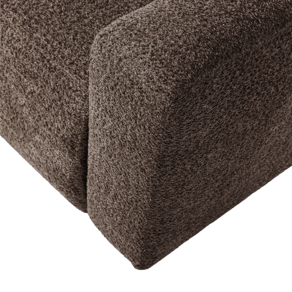 MOJO BASE 1-SITZER ELEMENT ARM RECHTS WOLLE BRAUN [fsc]