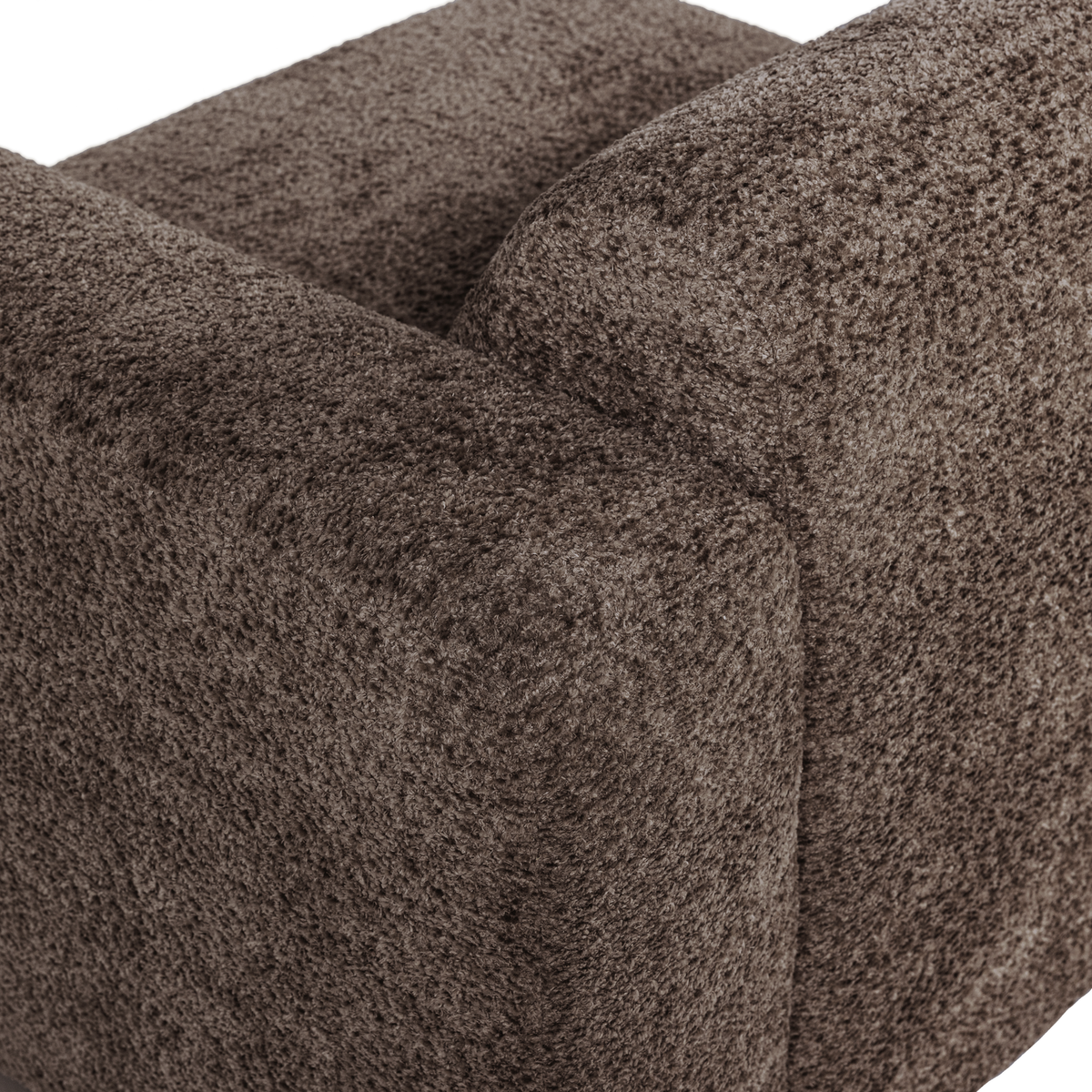 MOJO BASE 1-SITZER ELEMENT ARM RECHTS WOLLE BRAUN [fsc]