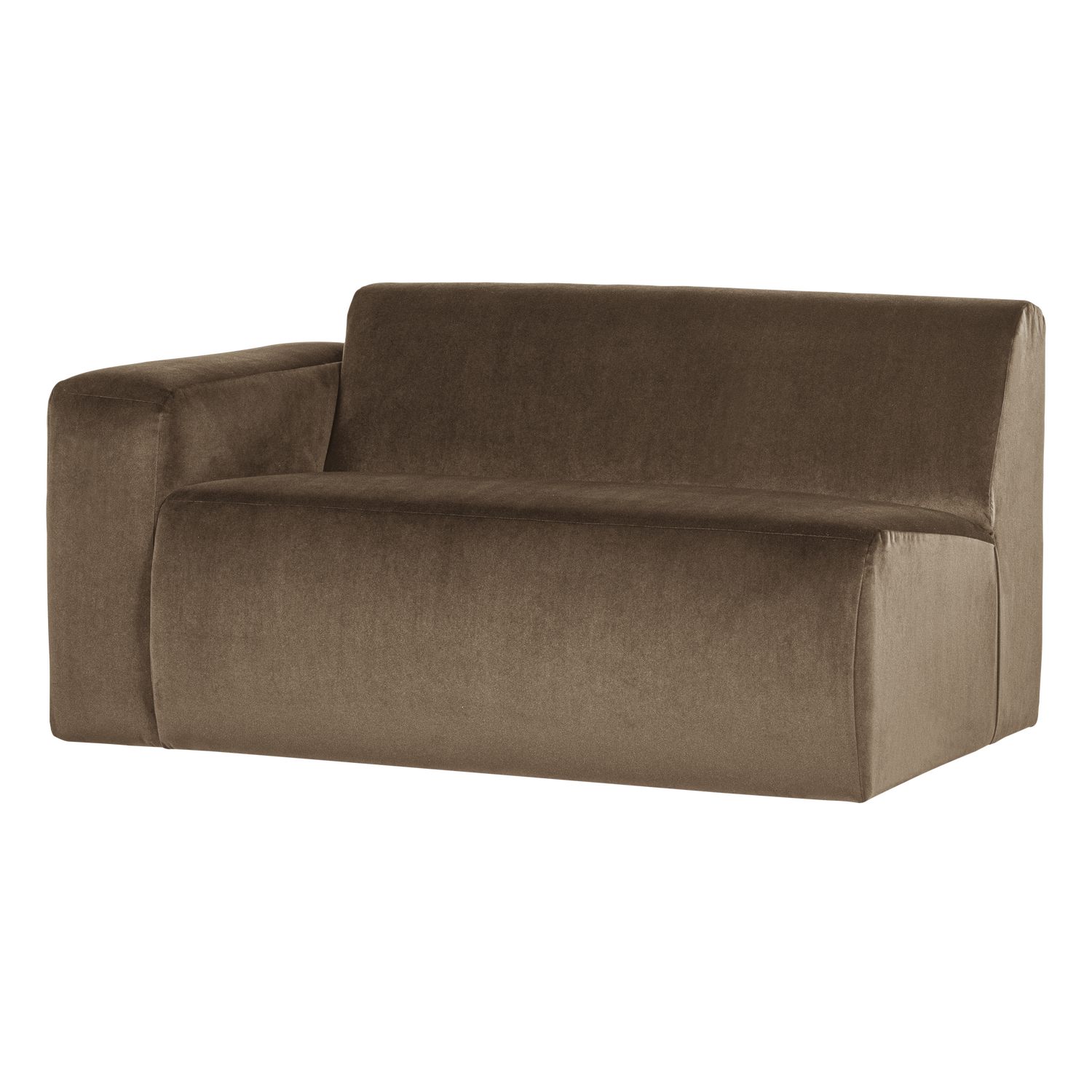 MOJO BASE 1,5-SITZER ELEMENT ARM LINKS SAMT TAUPE [fsc]