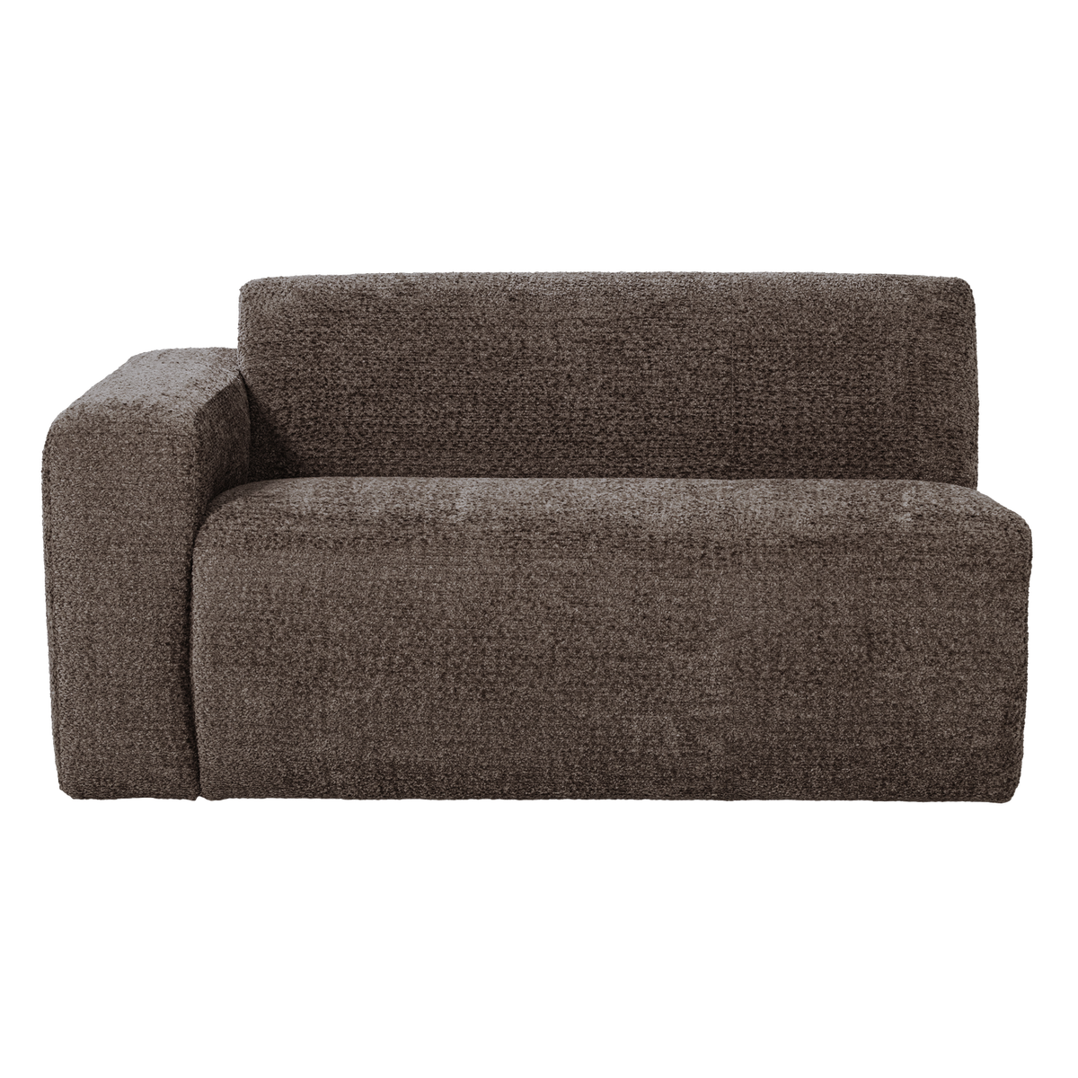 MOJO BASE 1,5-SITZER ELEMENT ARM LINKS WOLLE BRAUN [fsc]