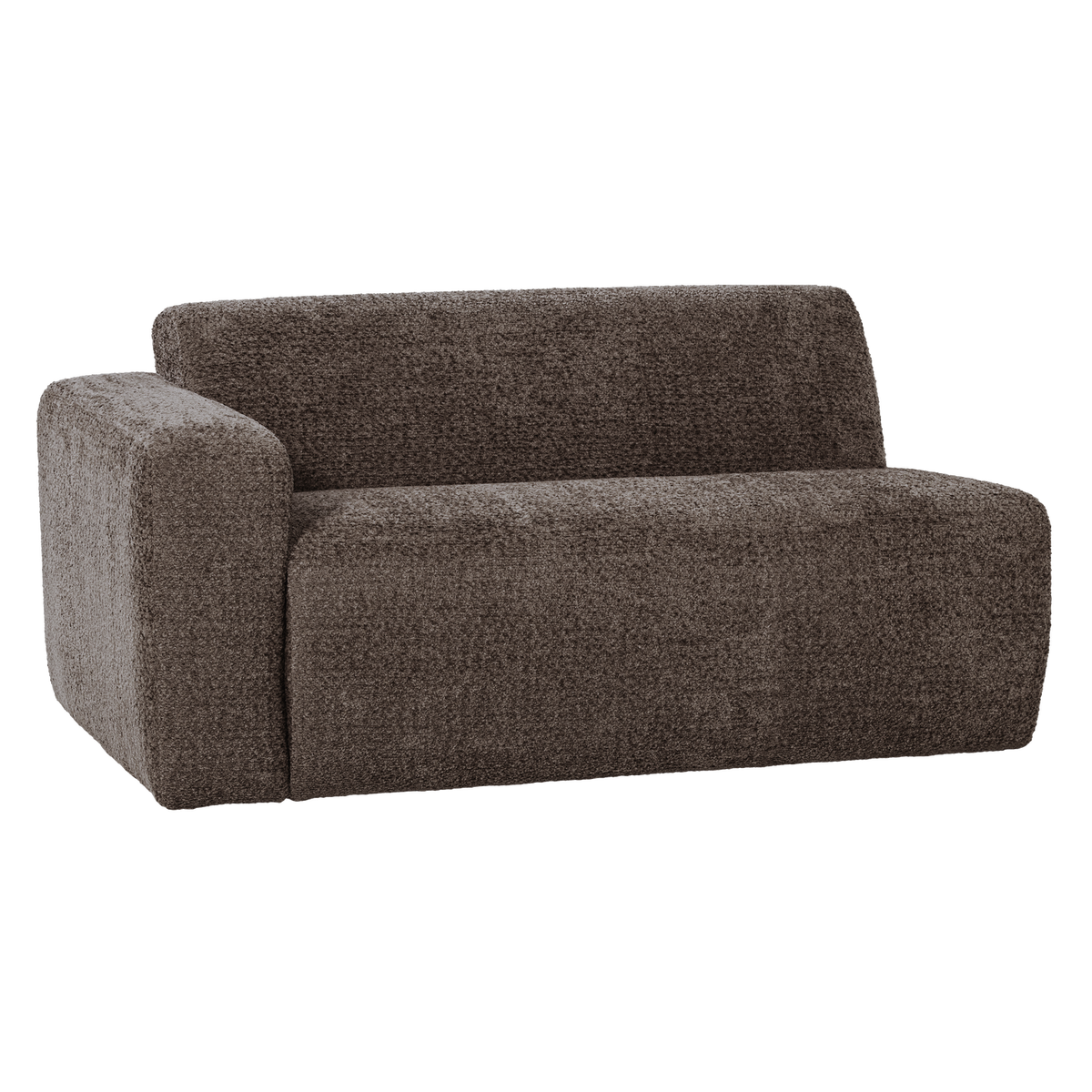 MOJO BASE 1,5-SITZER ELEMENT ARM LINKS WOLLE BRAUN [fsc]