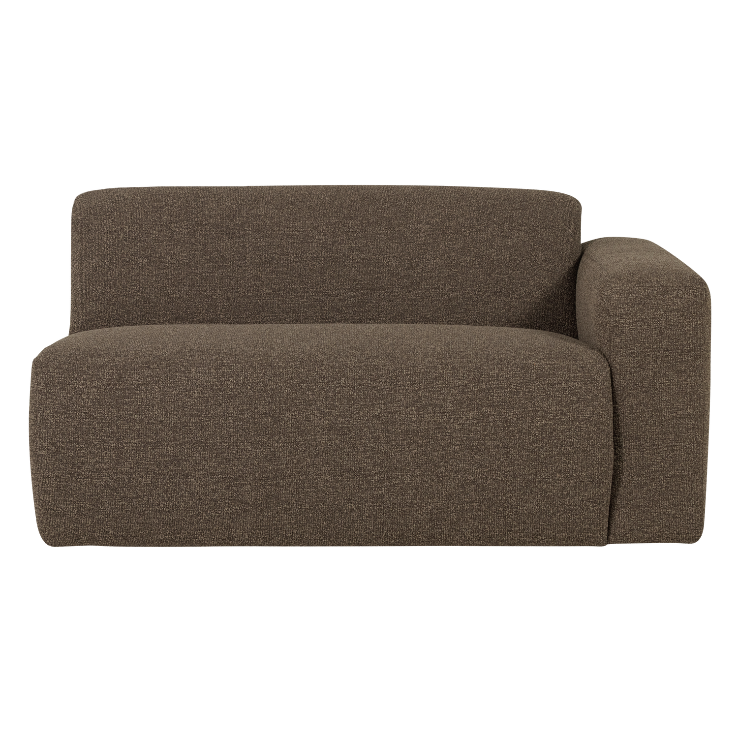 MOJO BASE 1,5-SITZER ELEMENT ARM RECHTS BOUCLE BRAUN [fsc]