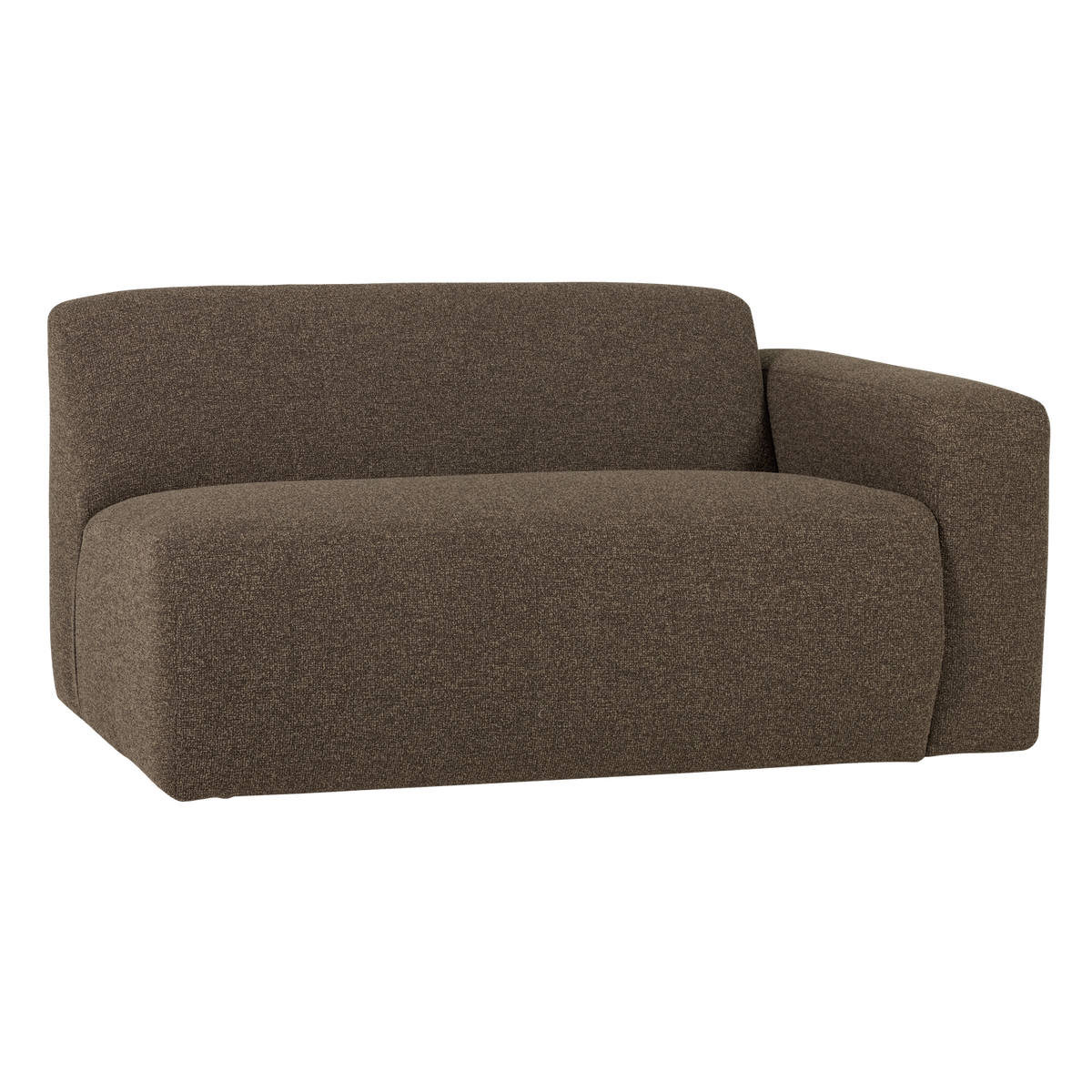 MOJO BASE 1,5-SITZER ELEMENT ARM RECHTS BOUCLE BRAUN [fsc]