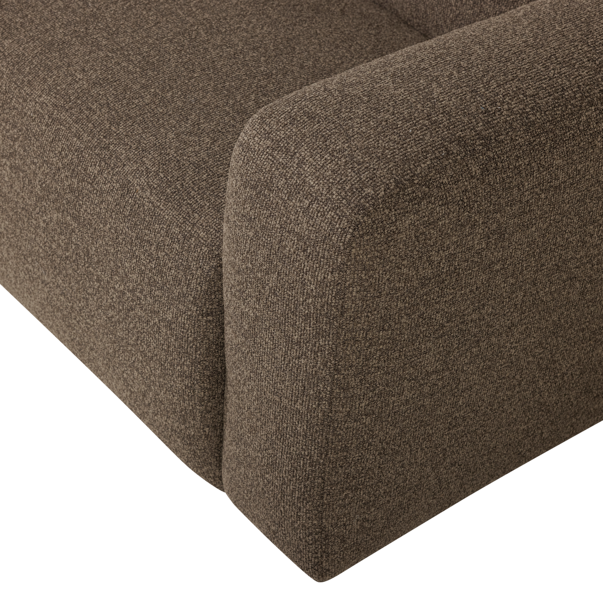 MOJO BASE 1,5-SITZER ELEMENT ARM RECHTS BOUCLE BRAUN [fsc]