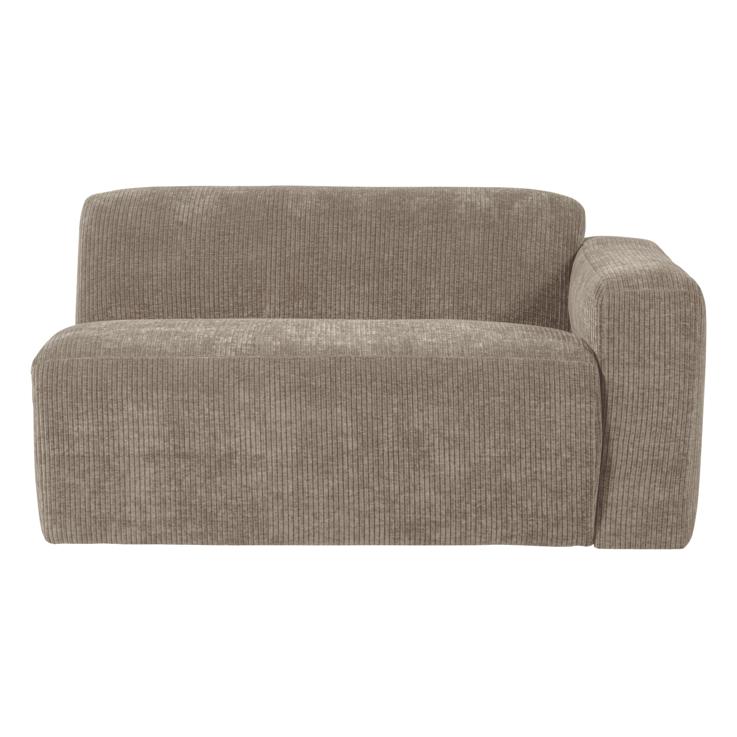 MOJO BASE 1,5-SITZER ELEMENT ARM RECHTS RIB DUNKELSAND [fsc]