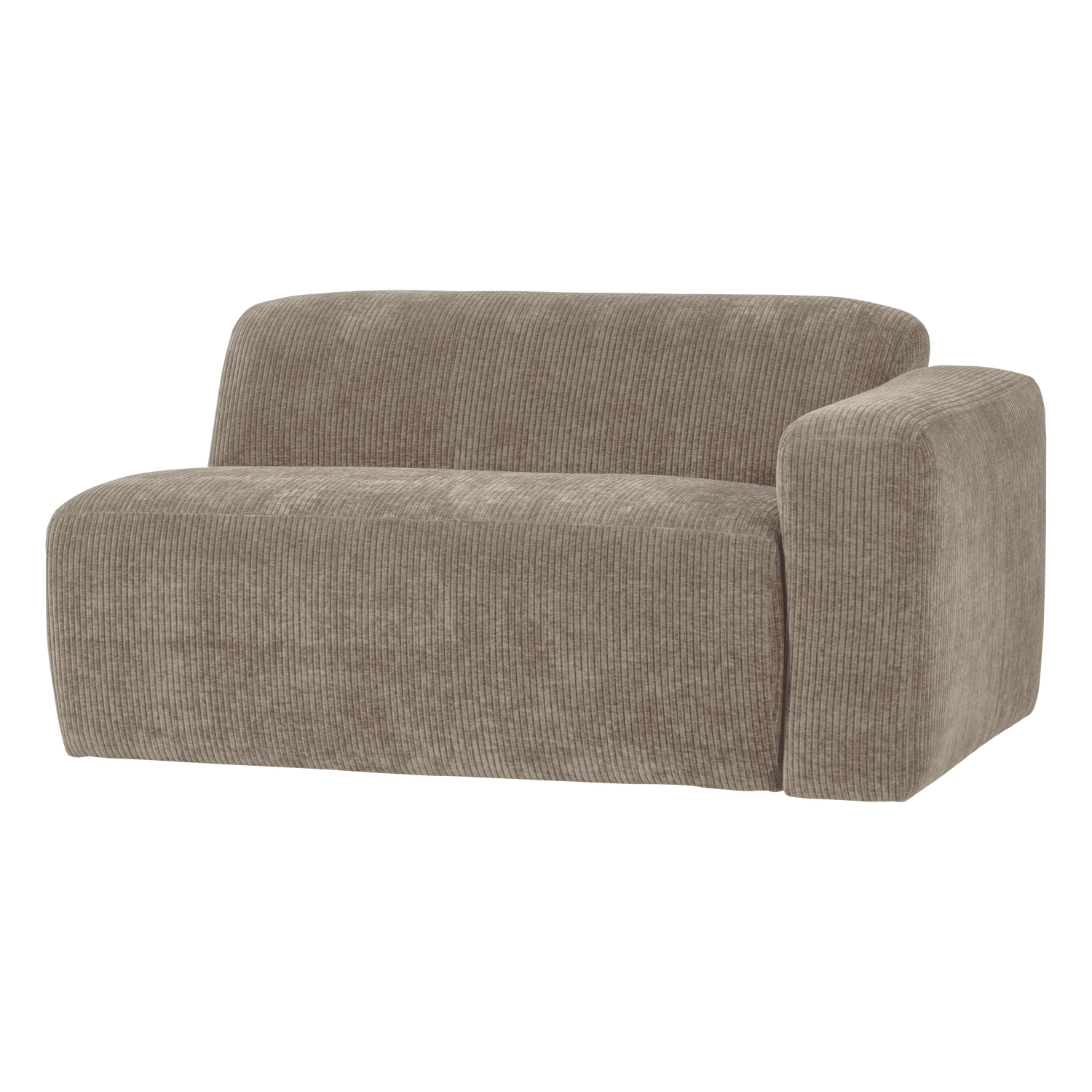 MOJO BASE 1,5-SITZER ELEMENT ARM RECHTS RIB DUNKELSAND [fsc]