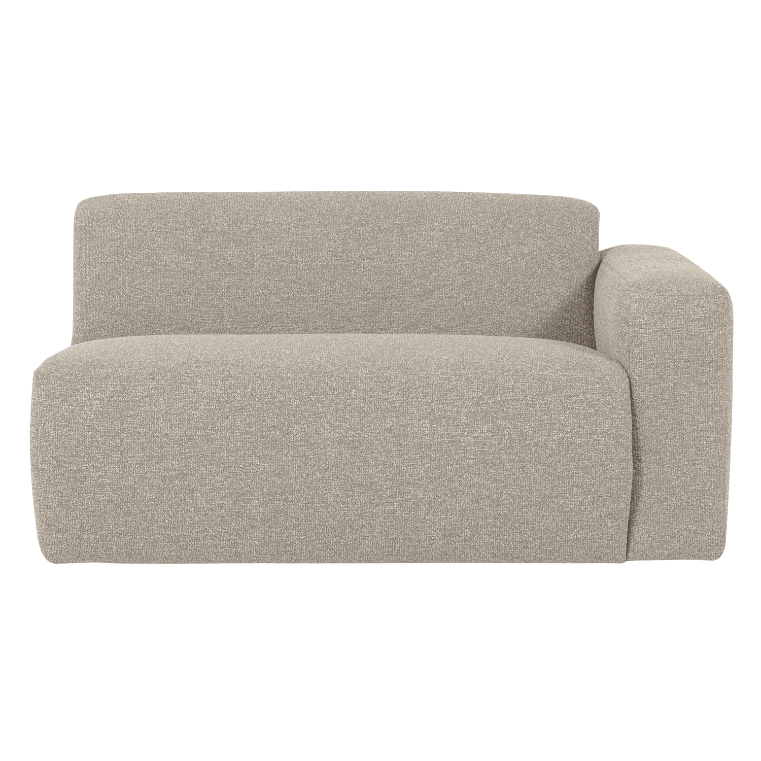 MOJO BASE 1,5-SITZER ELEMENT ARM RECHTS BOUCLE BEIGE [fsc]