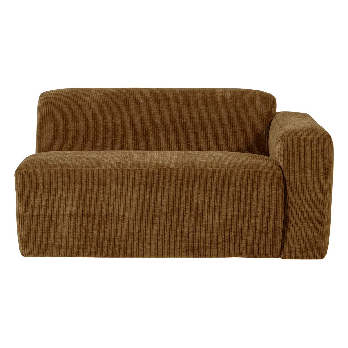 MOJO BASE 1,5-SITZER ELEMENT ARM RECHTS RIB HONIGGELB [fsc]