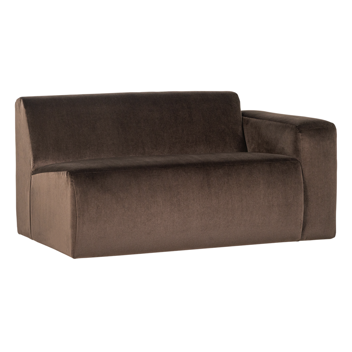 MOJO BASE 1,5-SITZER ELEMENT ARM RECHTS SAMT BRAUN [fsc]