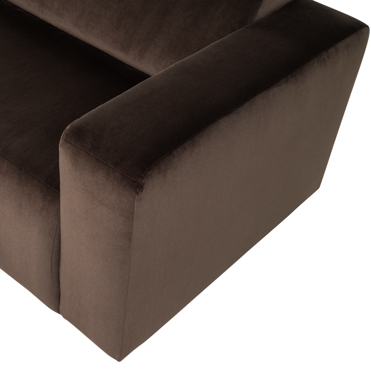 MOJO BASE 1,5-SITZER ELEMENT ARM RECHTS SAMT BRAUN [fsc]