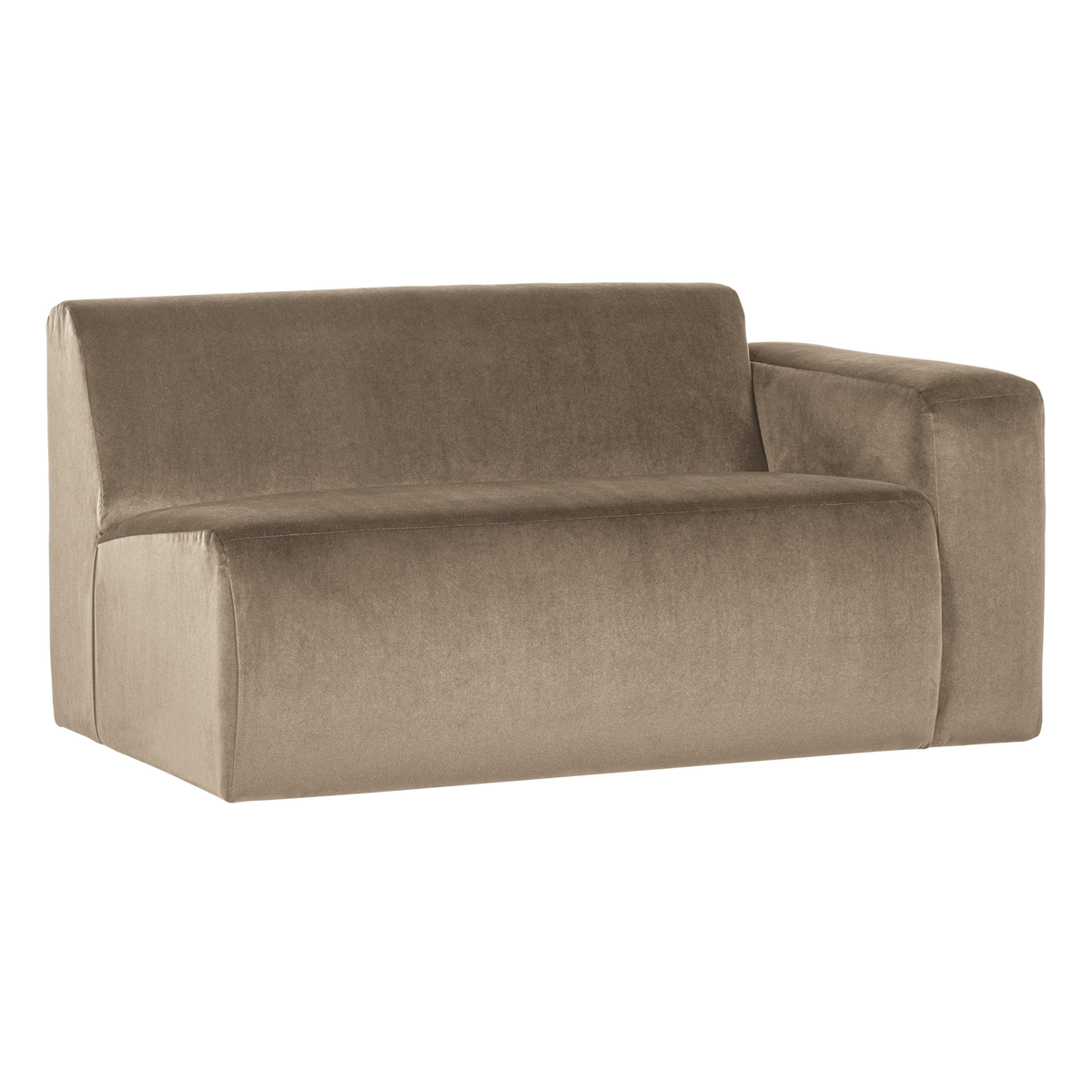 MOJO BASE 1,5-SITZER ELEMENT ARM RECHTS SAMT KHAKI [fsc]