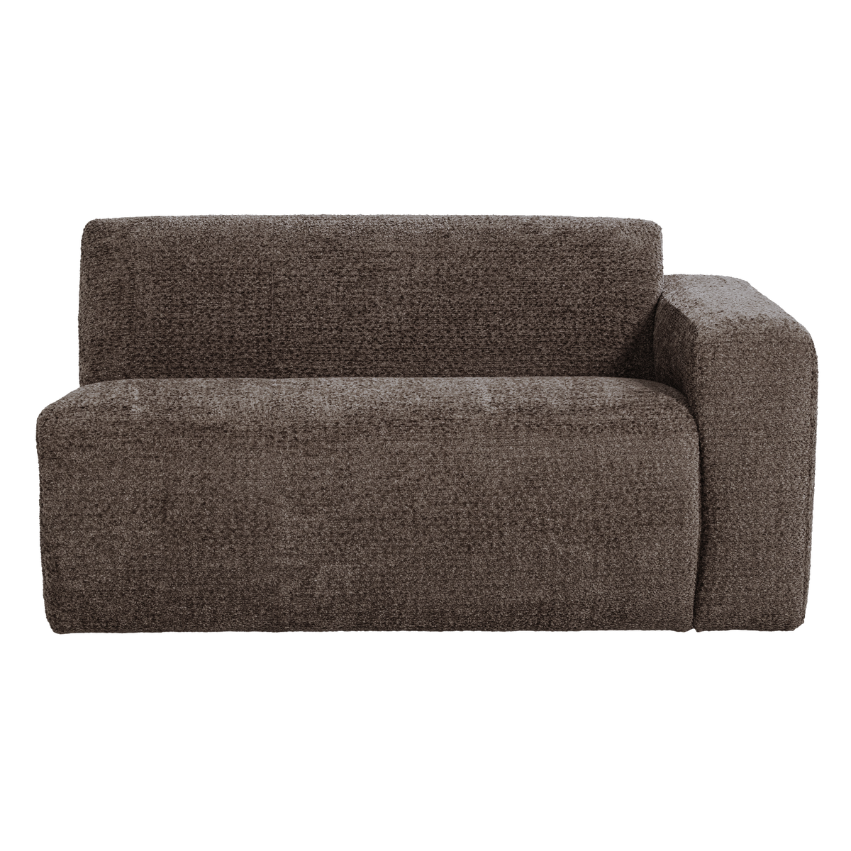 MOJO BASE 1,5-SITZER ELEMENT ARM RECHTS WOLLE BRAUN [fsc]