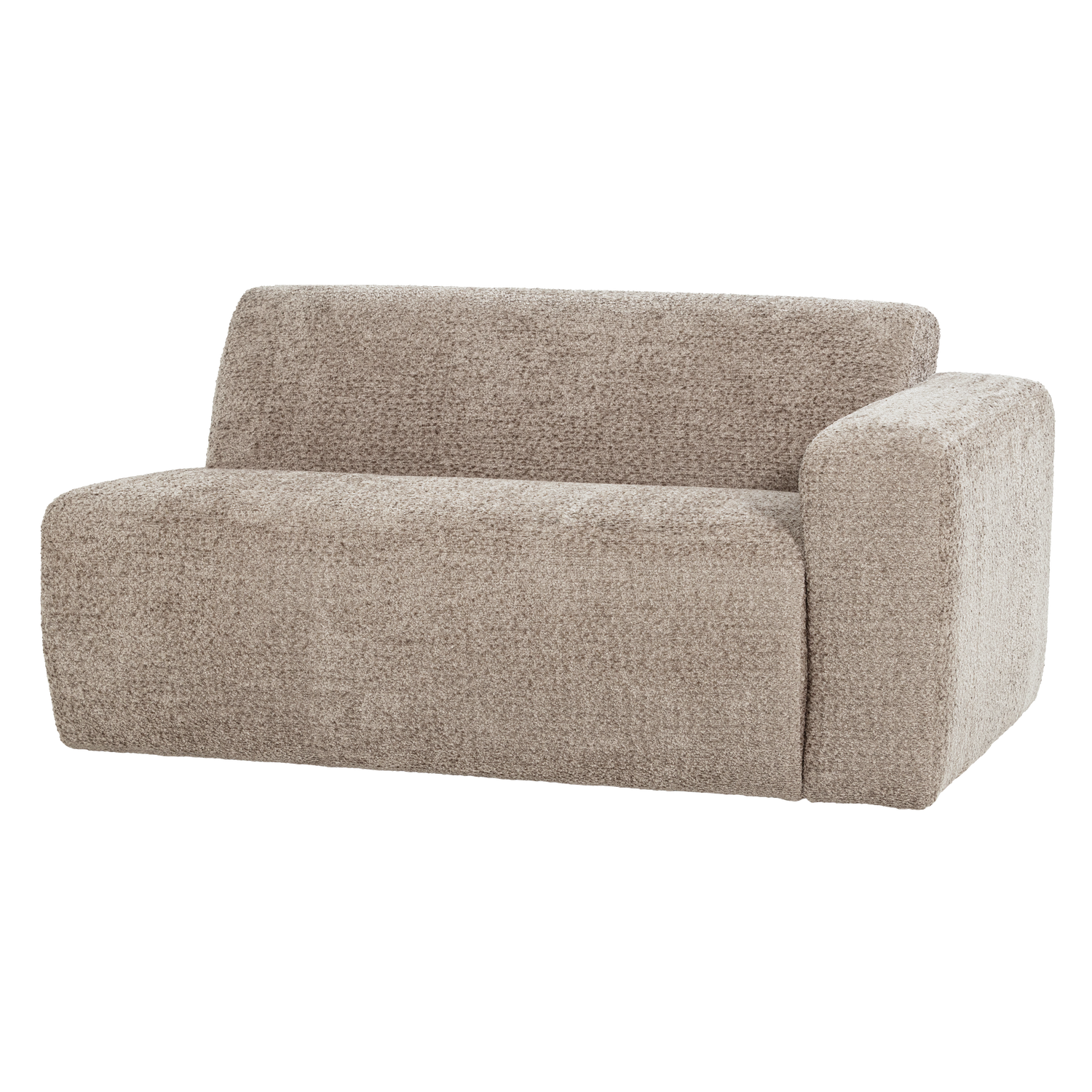 MOJO BASE 1,5-SITZER ELEMENT ARM RECHTS WOLL DUNKELSAND[fsc]