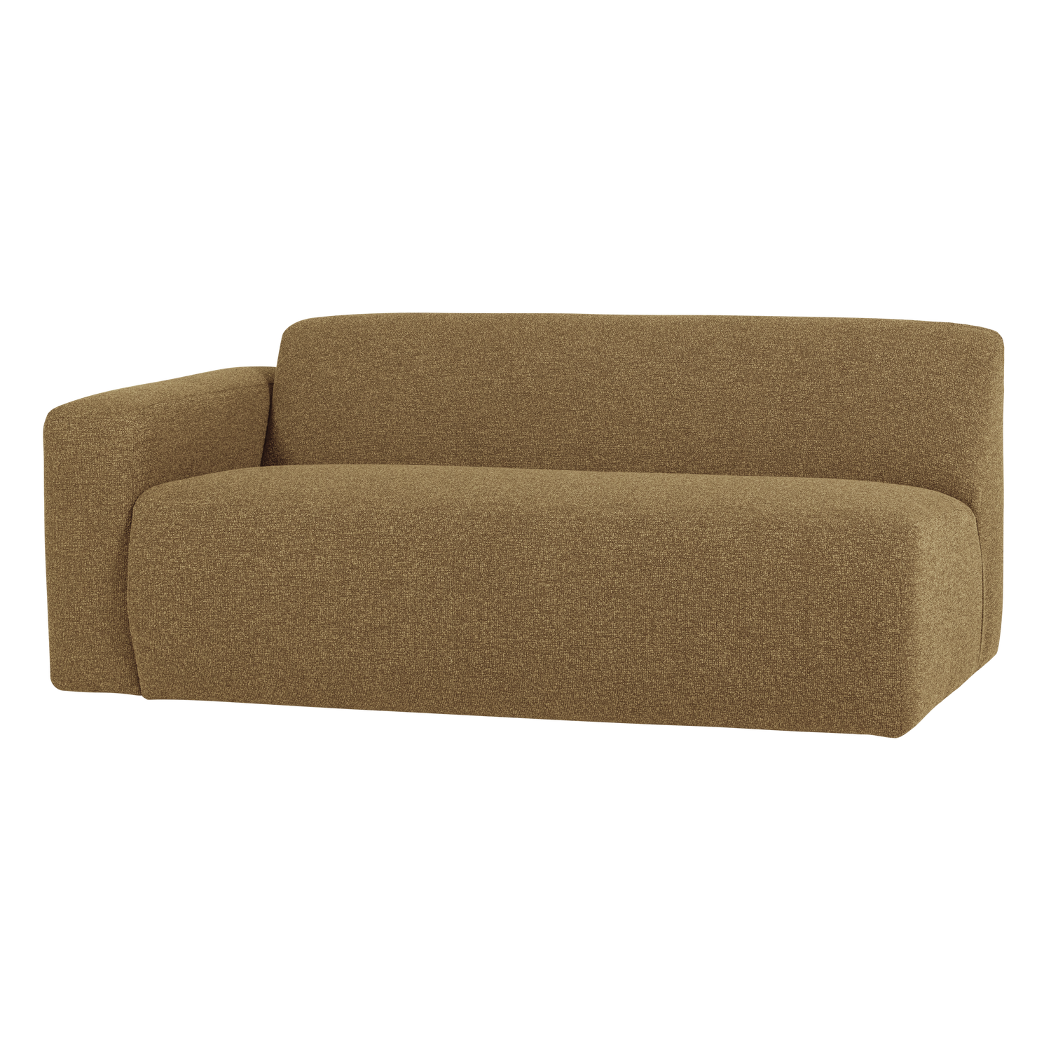 MOJO BASE 2-SITZER ELEMENT ARM LINKS BOUCLE GELBRAUN[fsc]