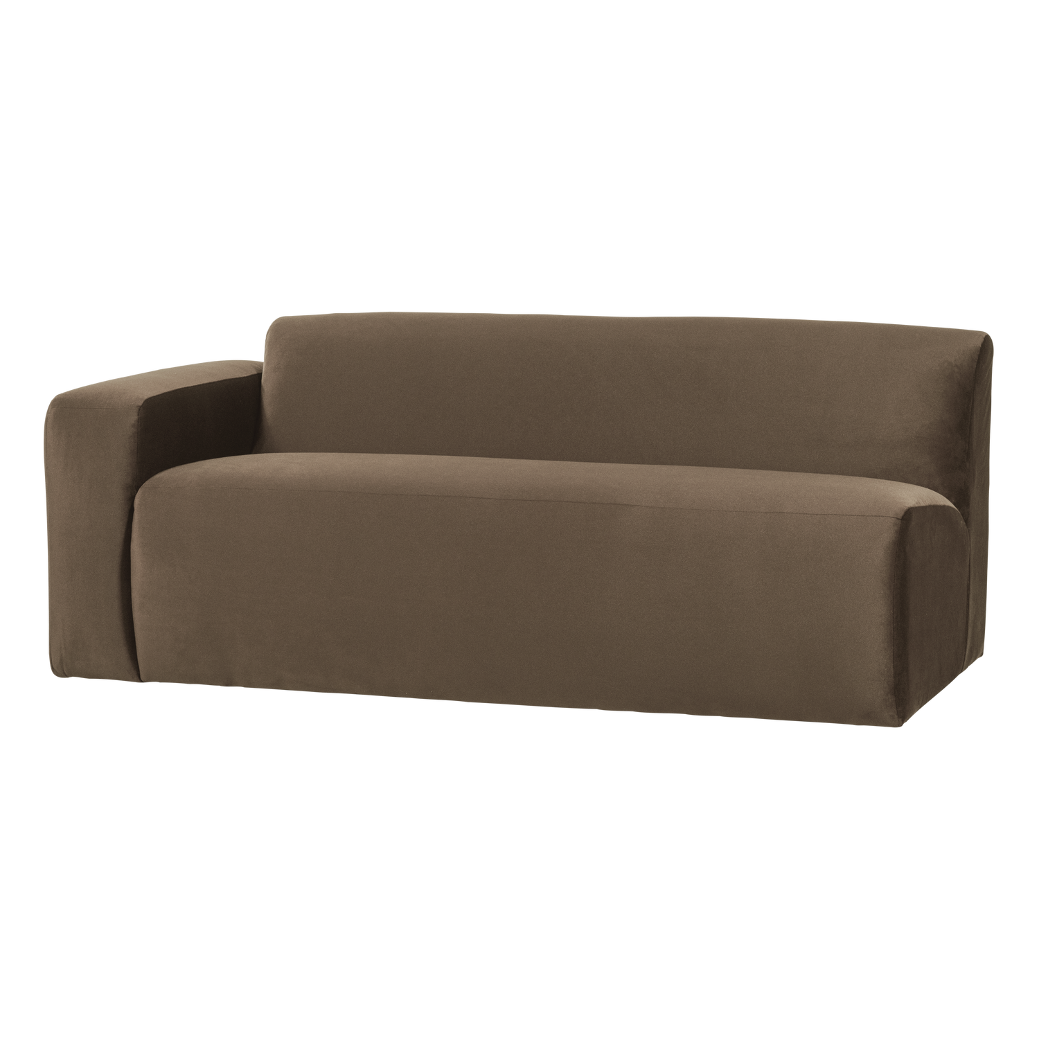 MOJO BASE 2-SITZER ELEMENT ARM LINKS SAMT TAUPE [fsc]