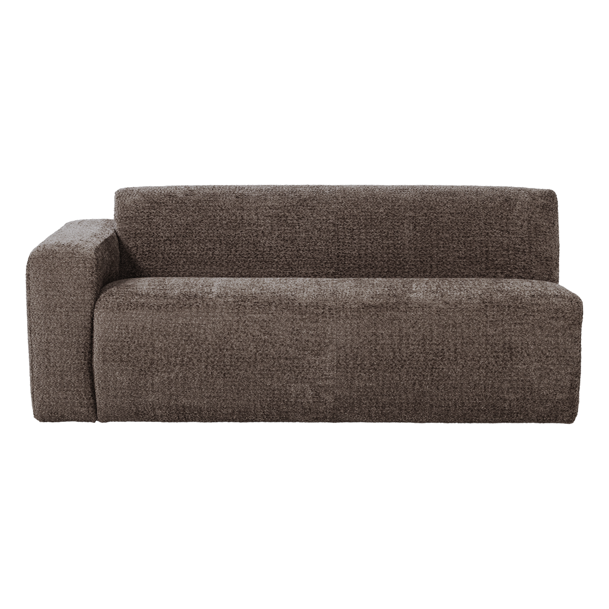 MOJO BASE 2-SITZER ELEMENT ARM LINKS WOLLE BRAUN [fsc]