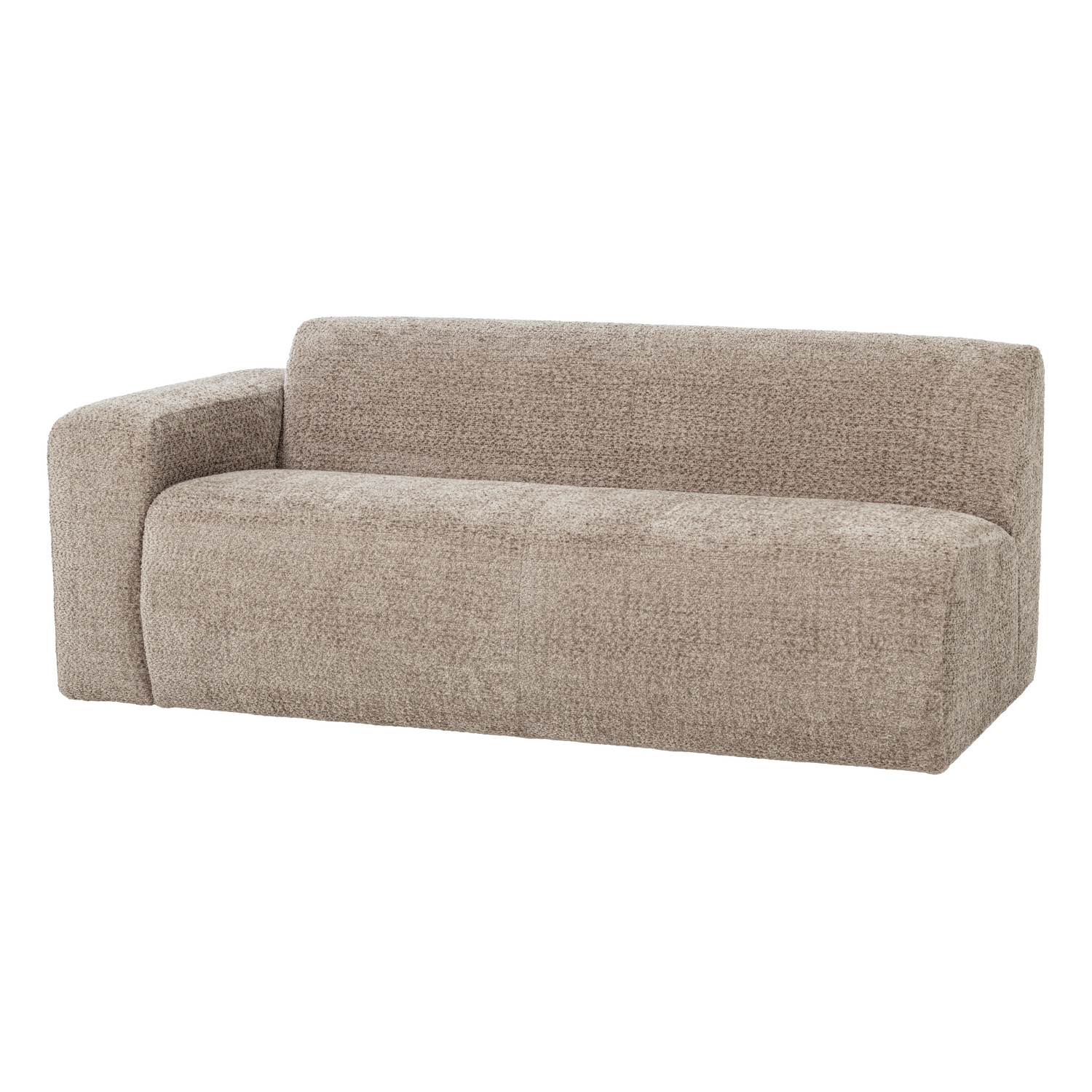 MOJO BASE 2-SITZER ELEMENT ARM LINKS WOLLE DUNKELSAND[fsc]