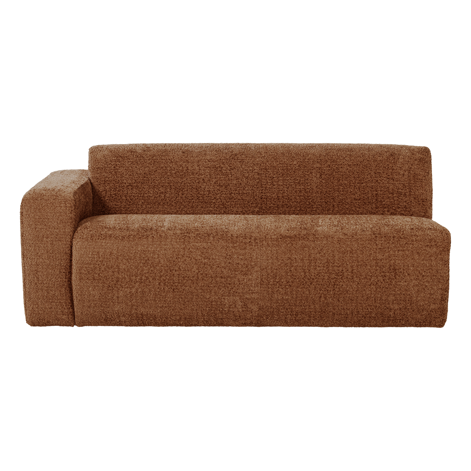 MOJO BASE 2-SITZER ELEMENT ARM LINKS WOLLE ROSTBRAUN [fsc]