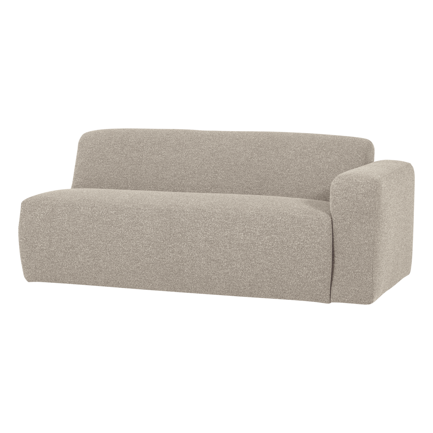 MOJO BASE 2-SITZER ELEMENT ARM RECHTS BOUCLE BEIGE [fsc]