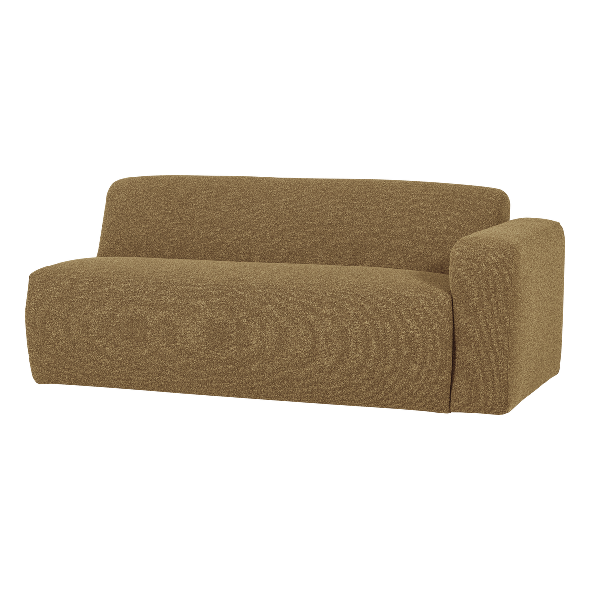 MOJO BASE 2-SITZER ELEMENT ARM RECHTS BOUCLE GELBRAUN[fsc]
