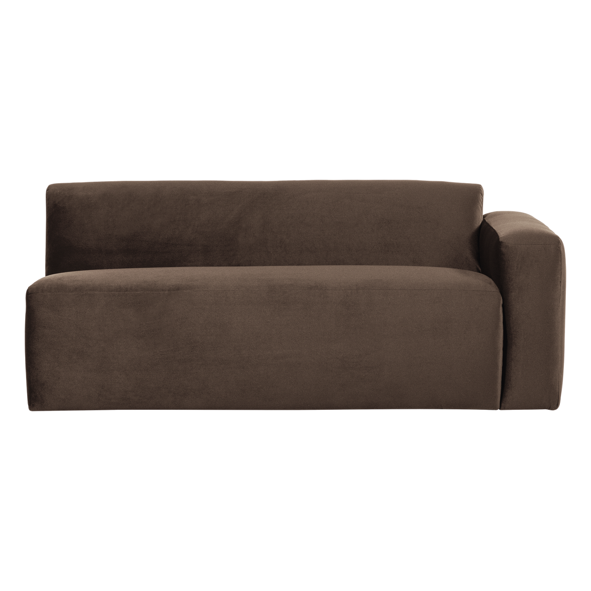 MOJO BASE 2-SITZER ELEMENT ARM RECHTS SAMT BRAUN [fsc]