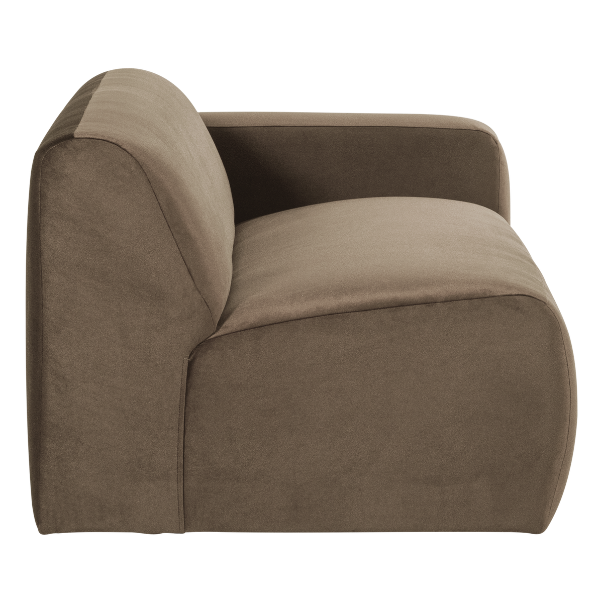 MOJO BASE 2-SITZER ELEMENT ARM RECHTS SAMT TAUPE [fsc]