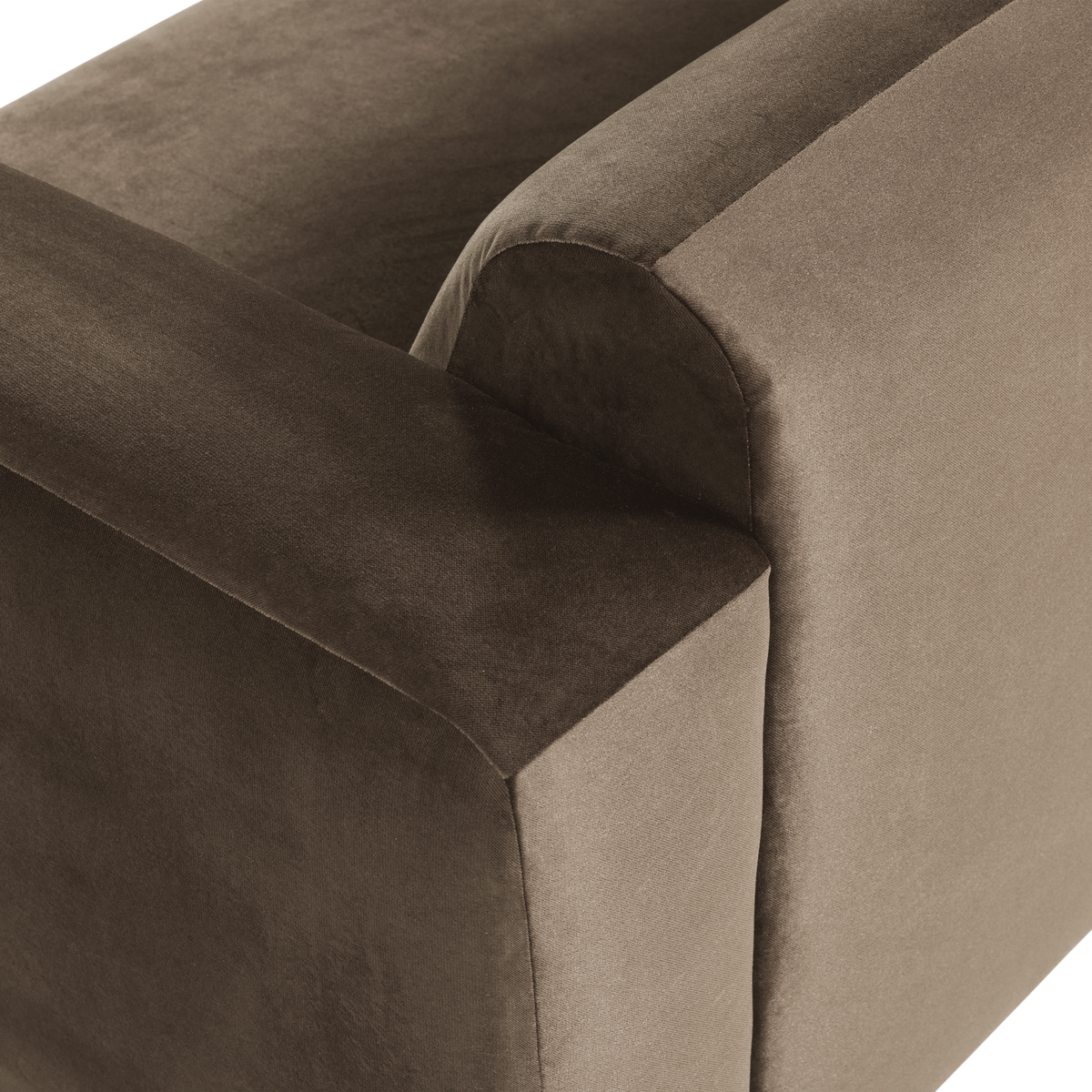 MOJO BASE 2-SITZER ELEMENT ARM RECHTS SAMT TAUPE [fsc]